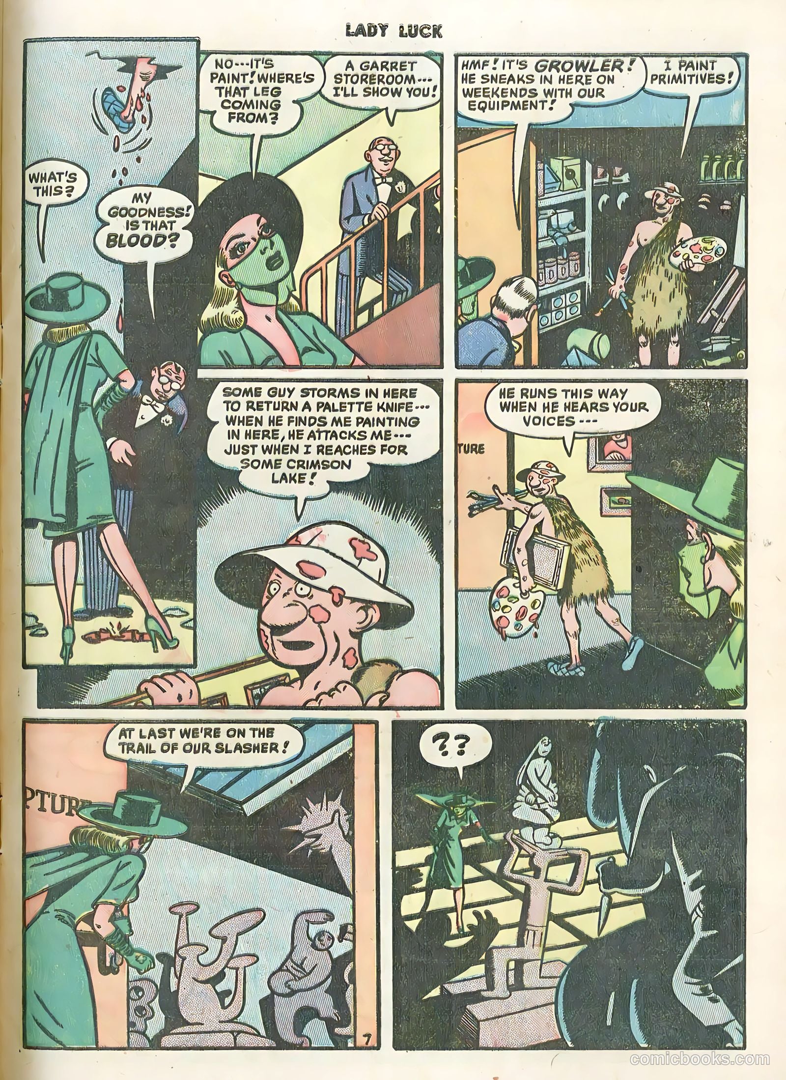 Lady Luck #87 (1950) — page 9 of 36