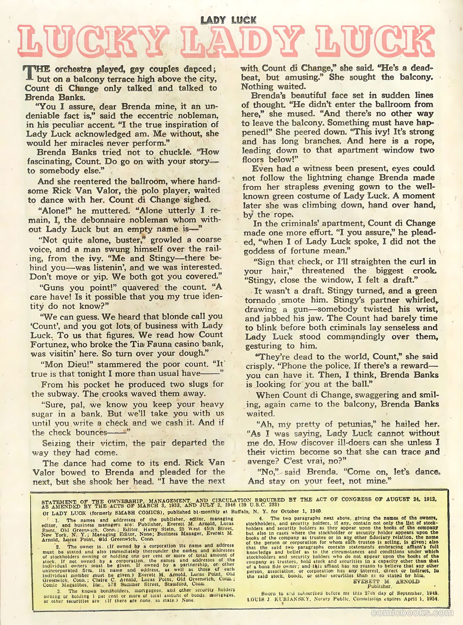 Lady Luck #87 (1950) — page 26 of 36