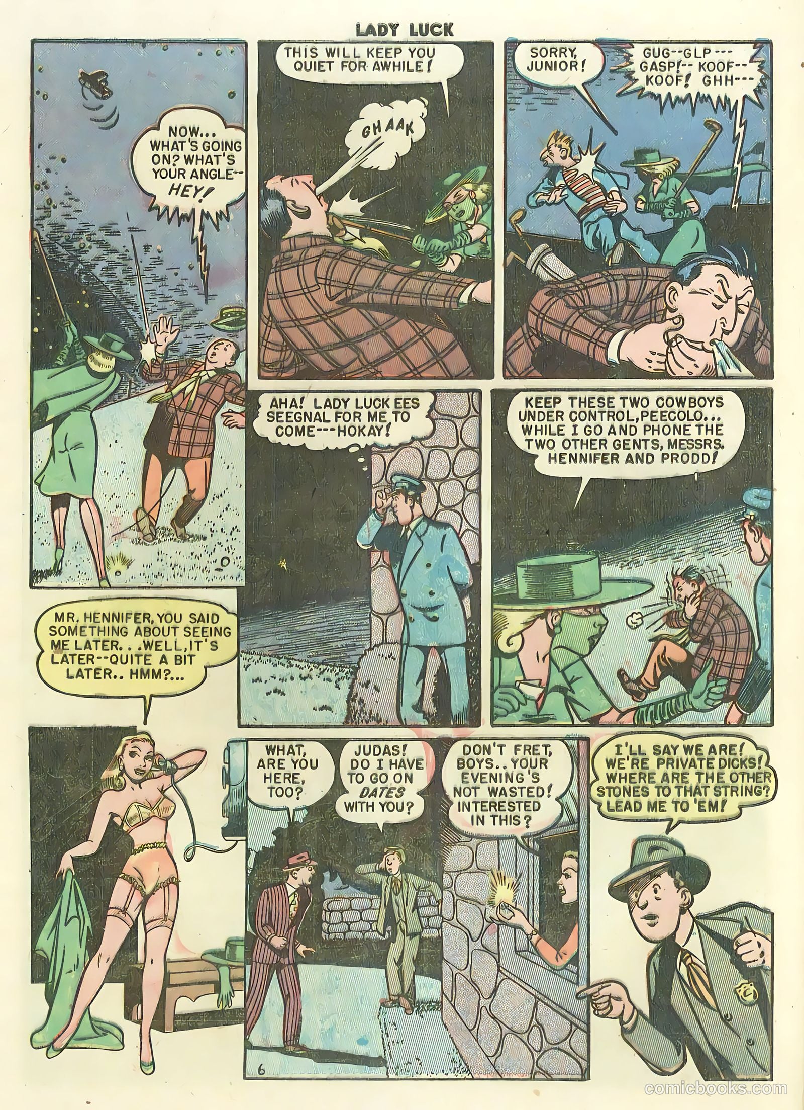 Lady Luck #87 (1950) — page 32 of 36