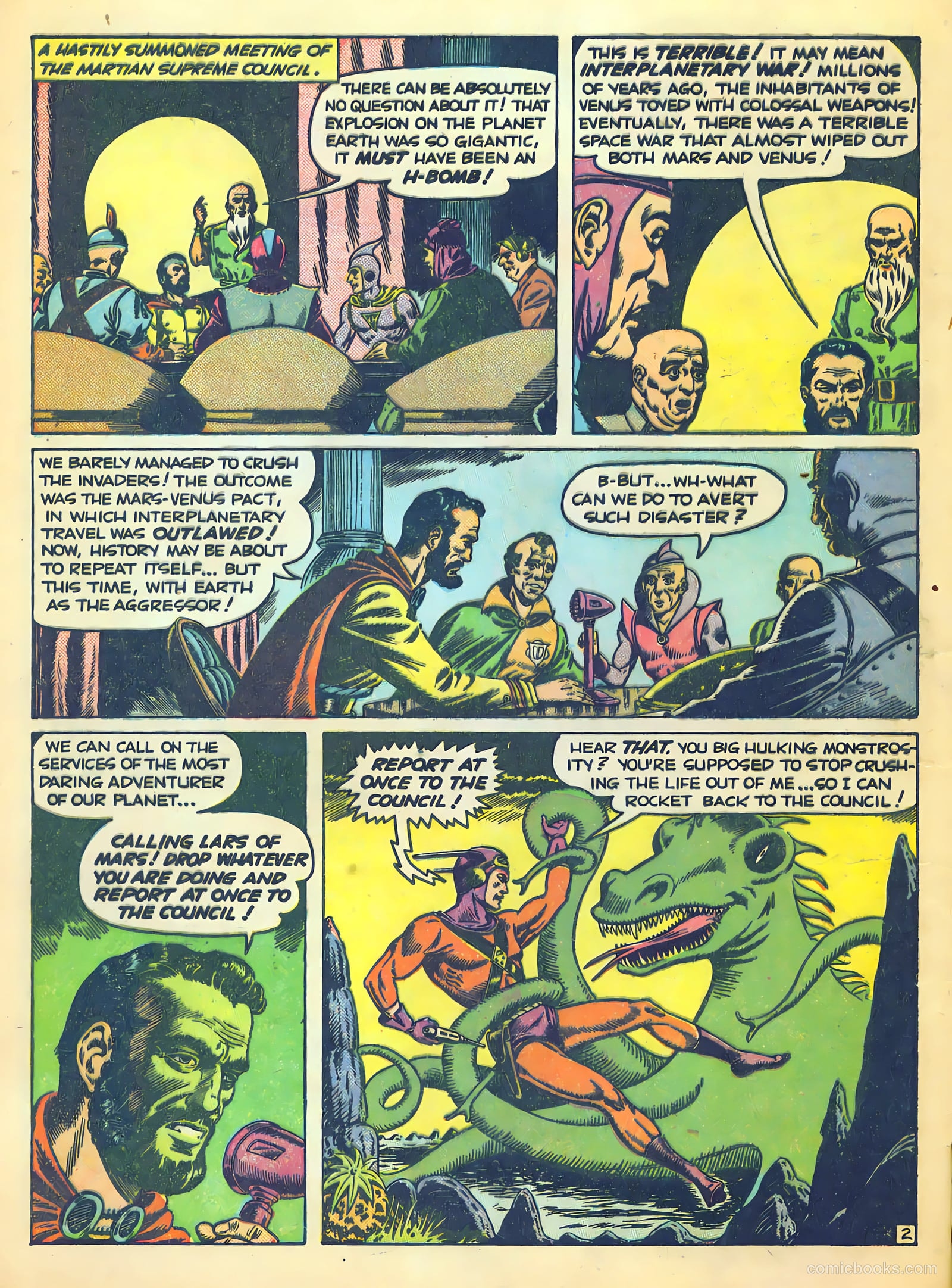 Lars of Mars #10 (1951) — page 4