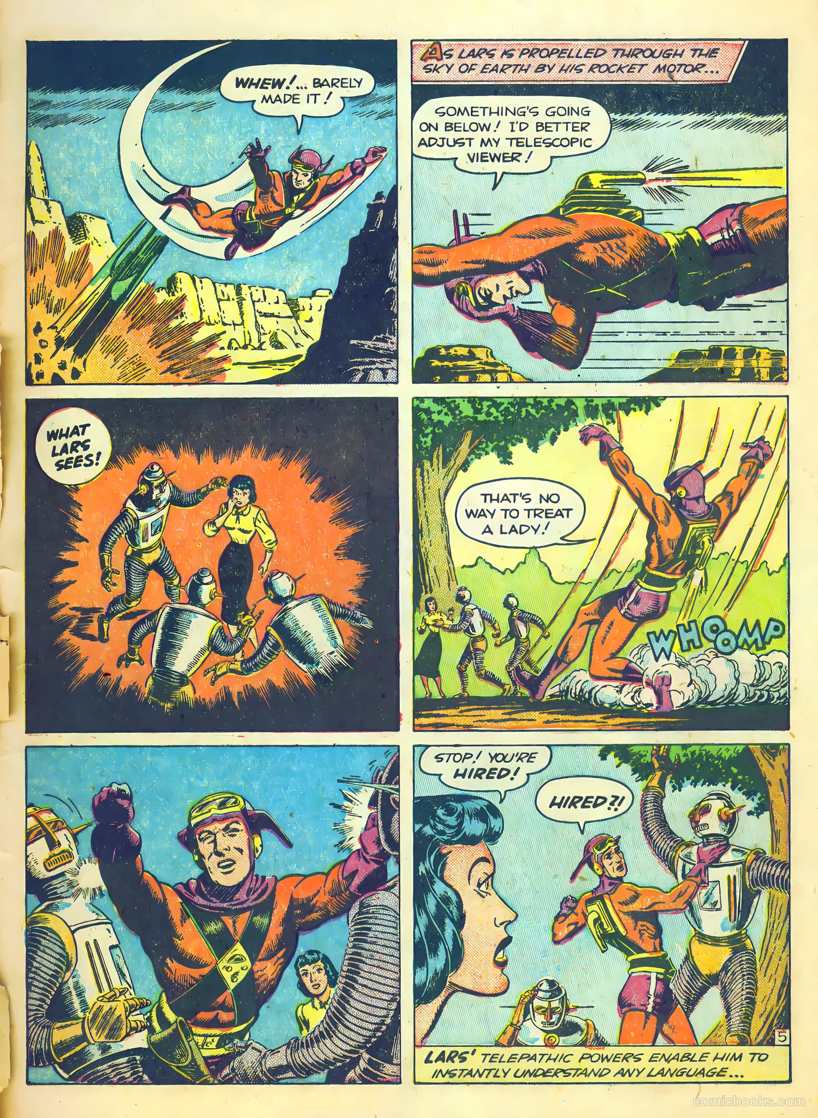 Lars of Mars #10 (1951) — page 7