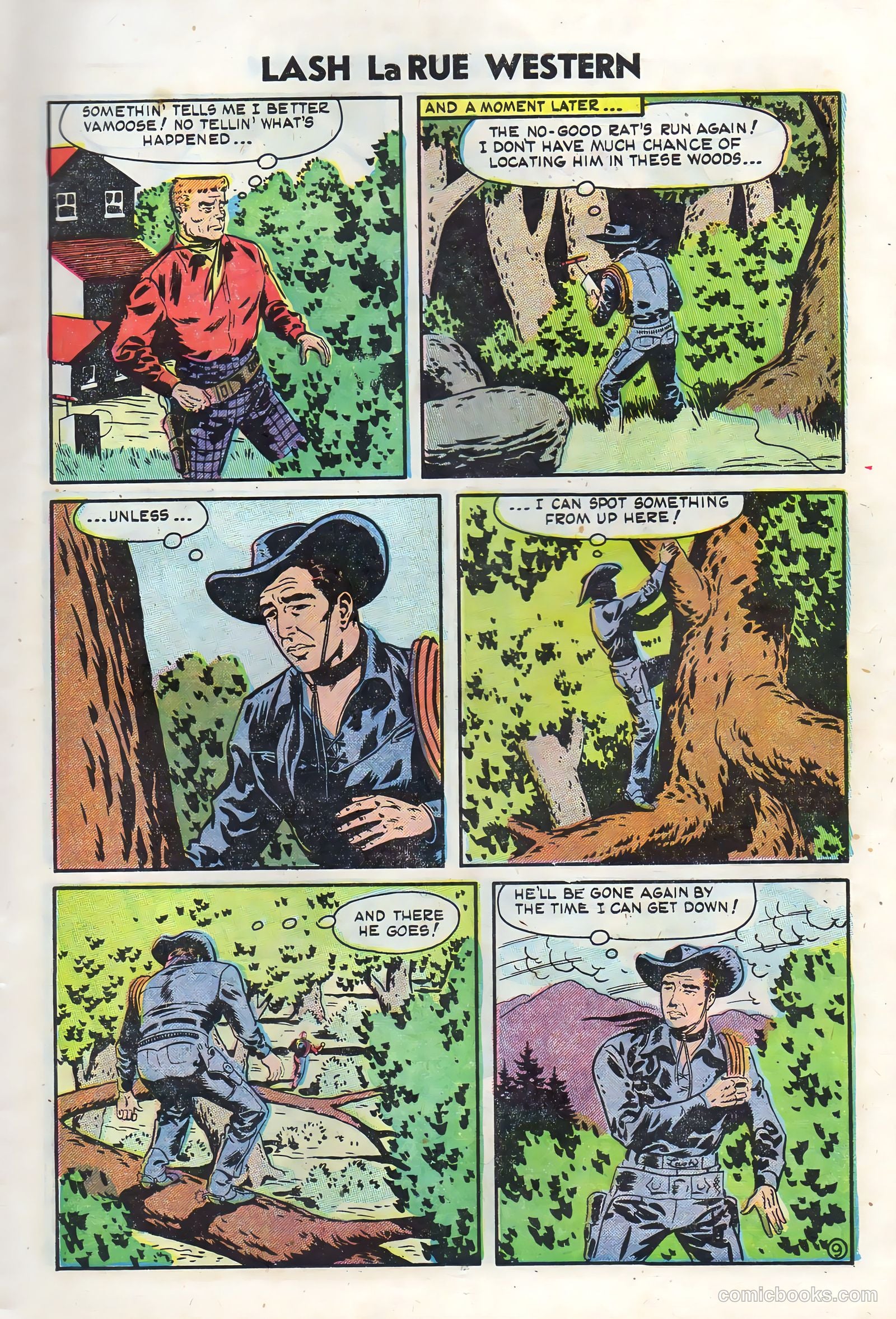 Lash La Rue Western #50 (1954) — page 11 of 36