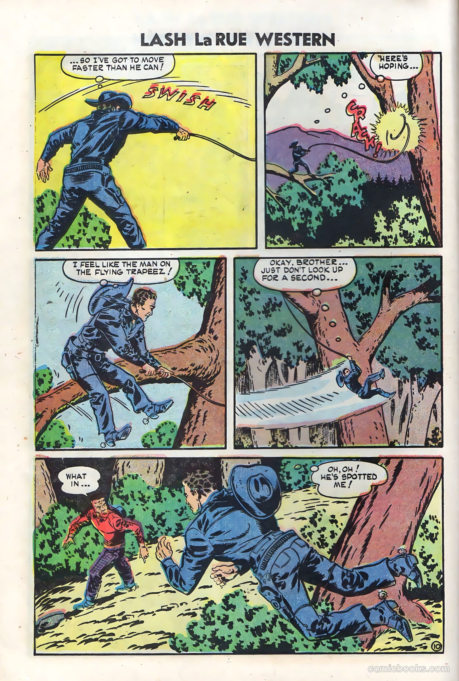 Lash La Rue Western #50 (1954) — page 12 of 36