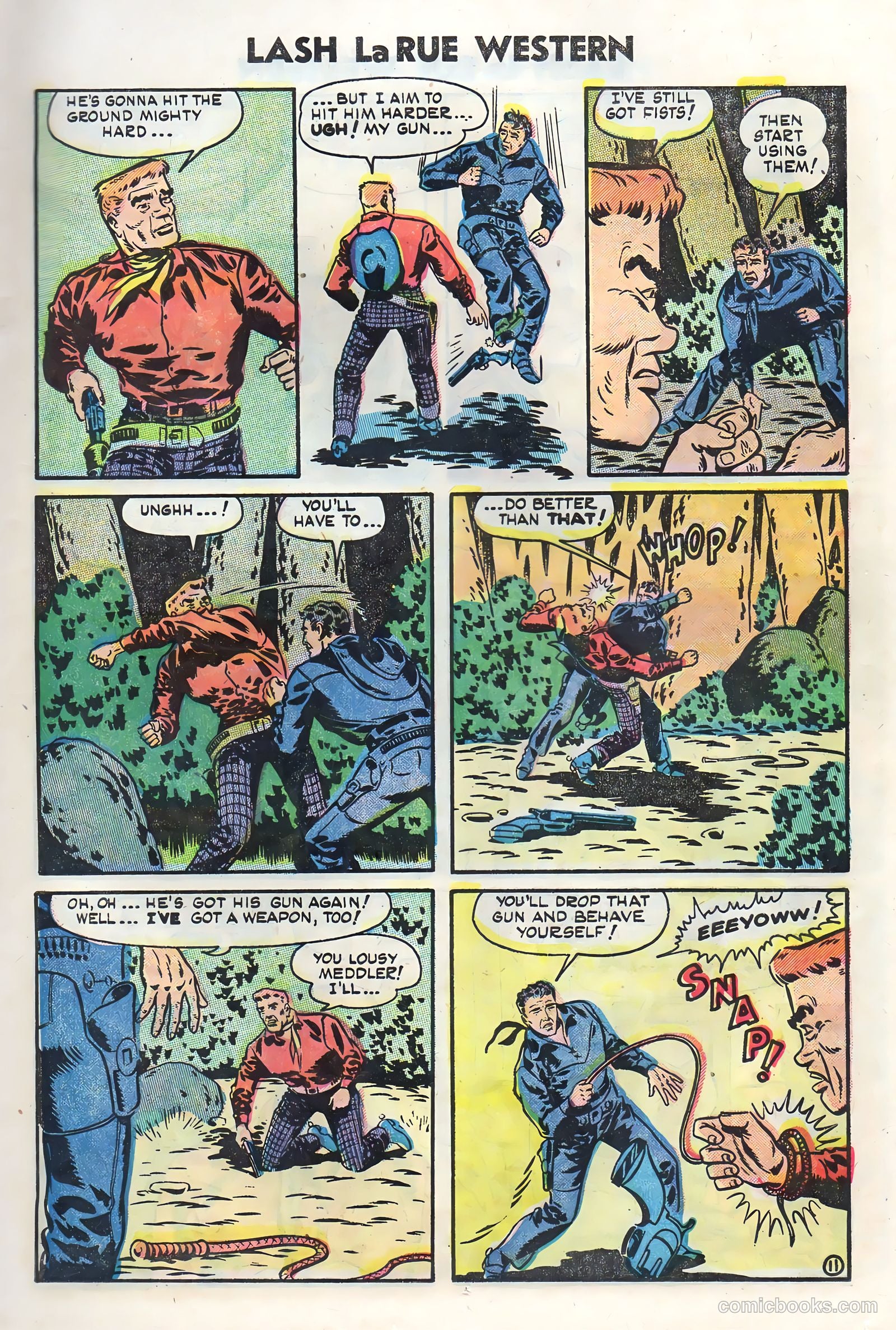 Lash La Rue Western #50 (1954) — page 13 of 36