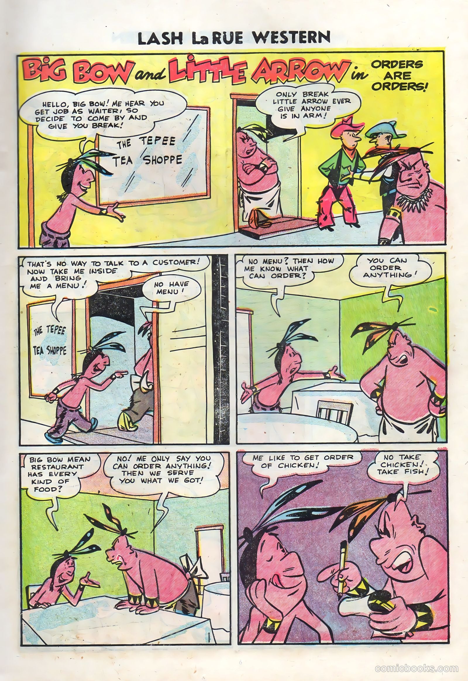 Lash La Rue Western #50 (1954) — page 15 of 36