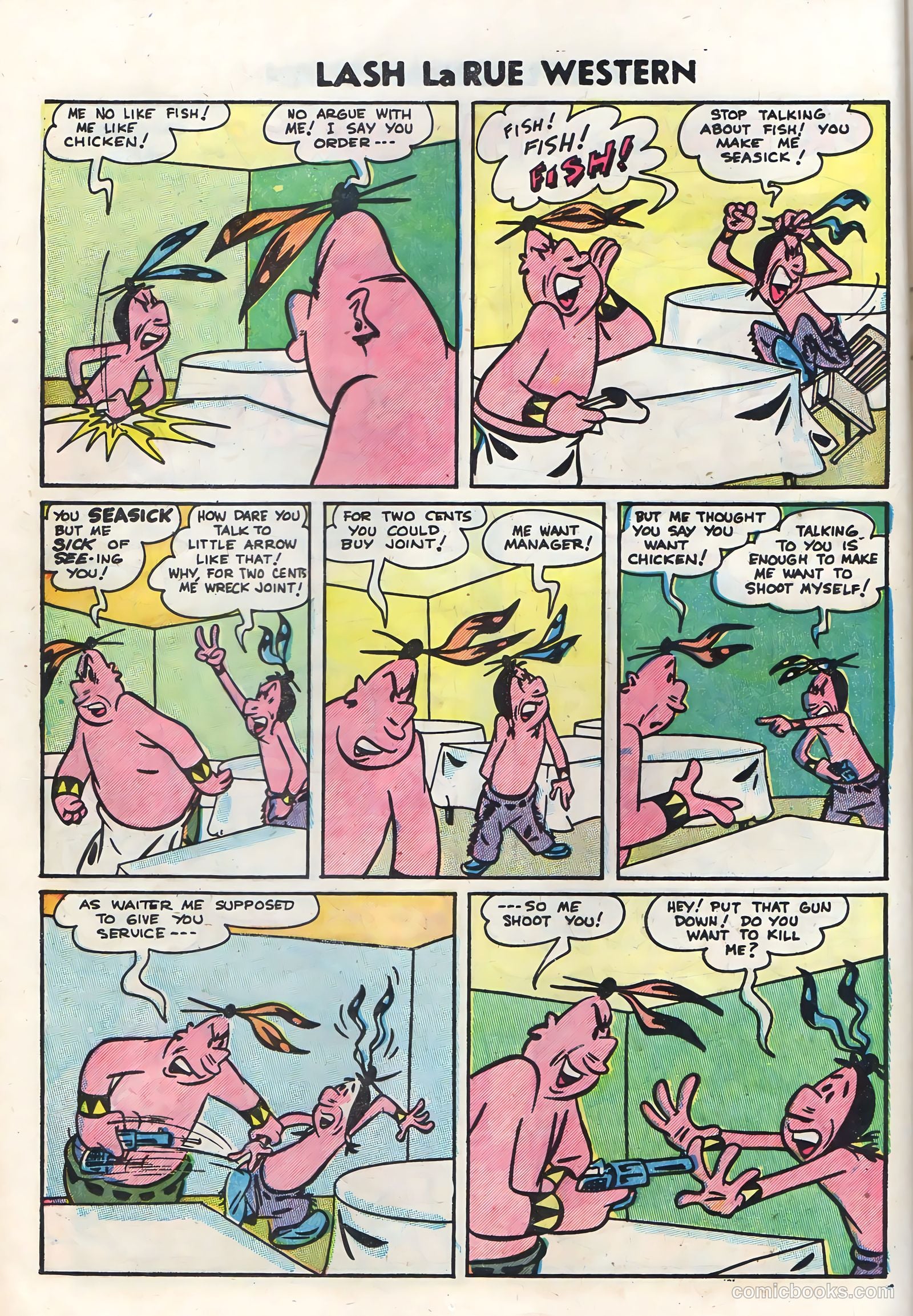 Lash La Rue Western #50 (1954) — page 16 of 36