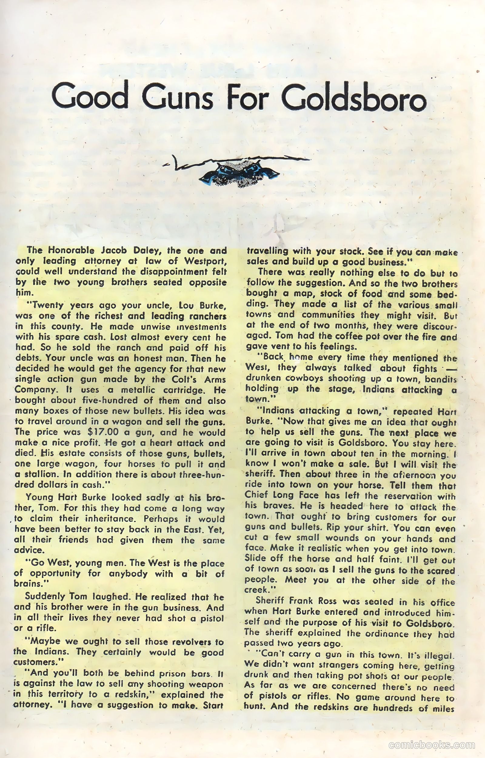 Lash La Rue Western #50 (1954) — page 19 of 36