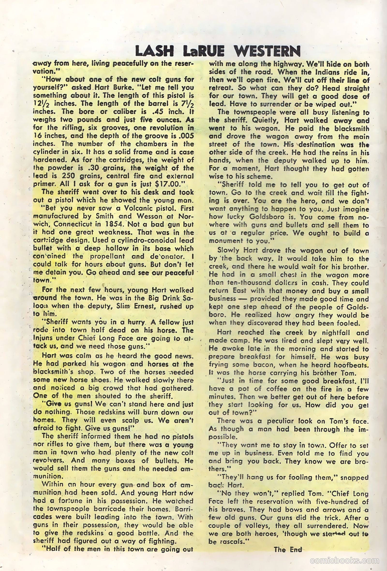 Lash La Rue Western #50 (1954) — page 20 of 36
