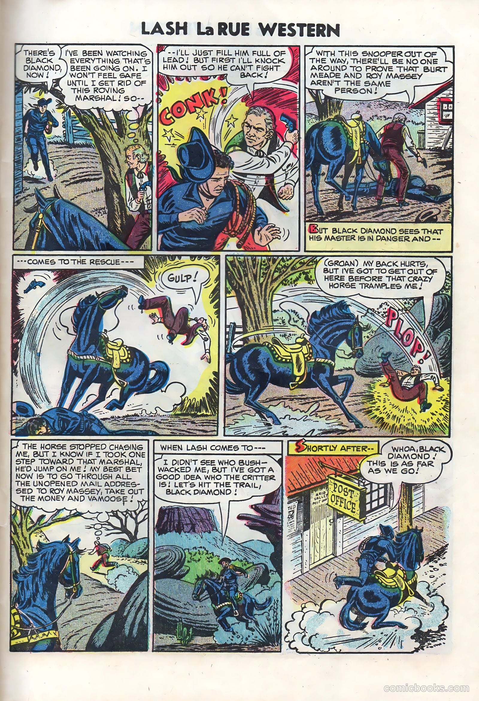 Lash La Rue Western #50 (1954) — page 29 of 36