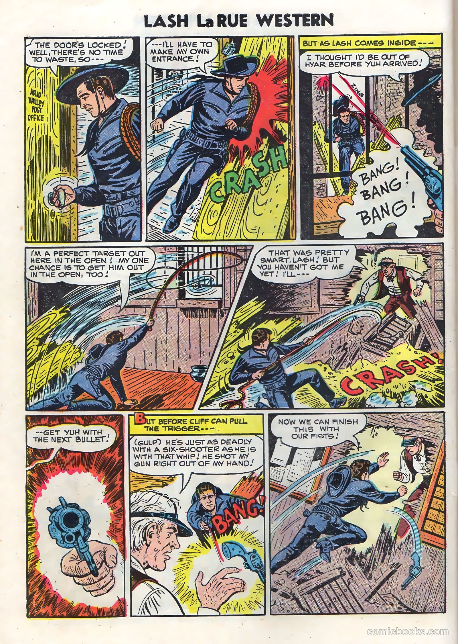 Lash La Rue Western #50 (1954) — page 30 of 36