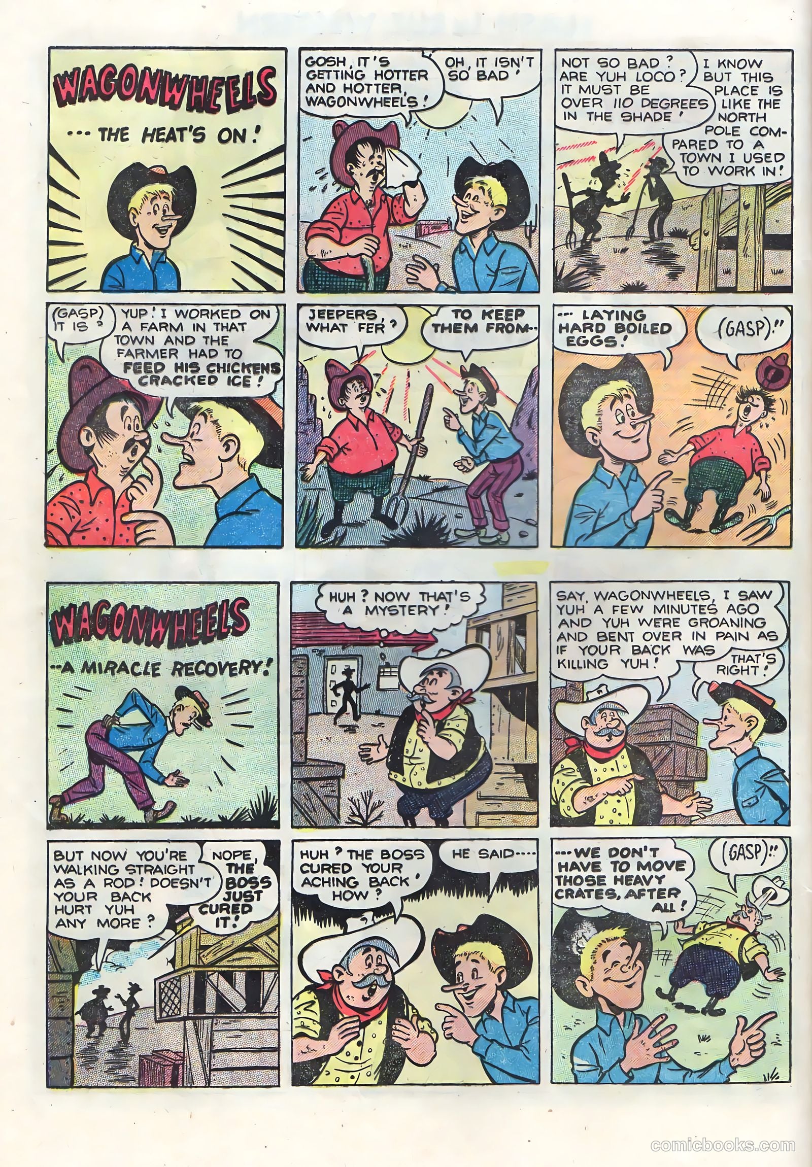 Lash La Rue Western #50 (1954) — page 32 of 36