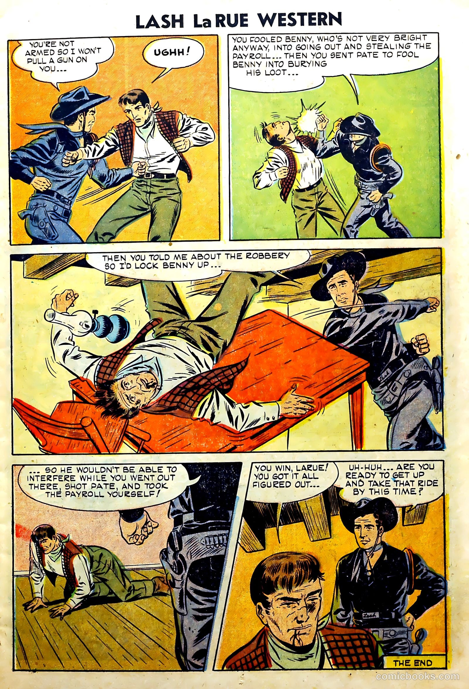 Lash La Rue Western #51 (1954) — page 11 of 36