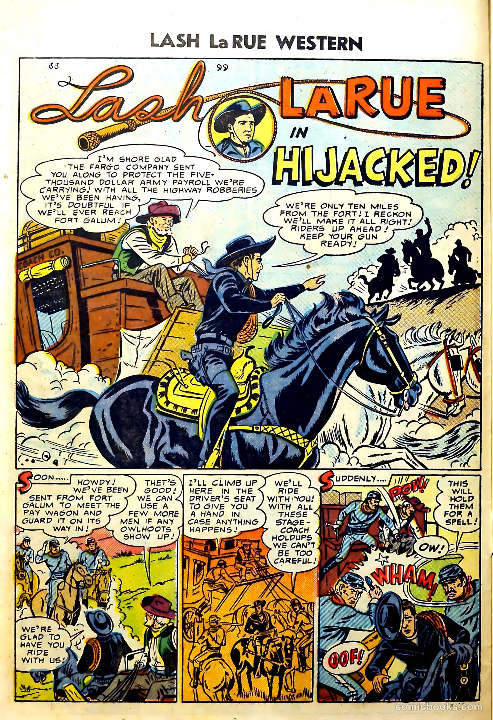 Lash La Rue Western #51 (1954) — page 12 of 36