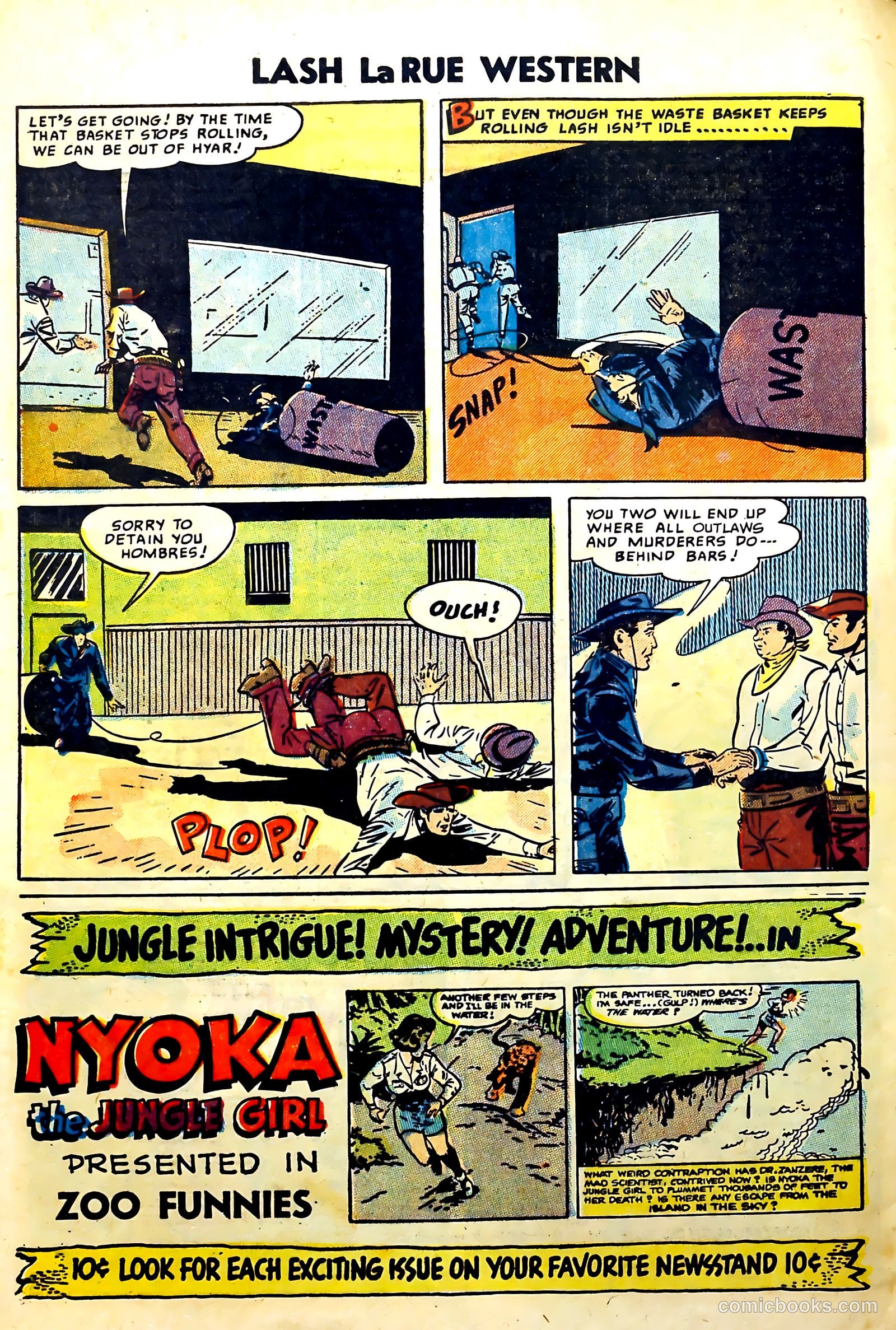 Lash La Rue Western #51 (1954) — page 32 of 36