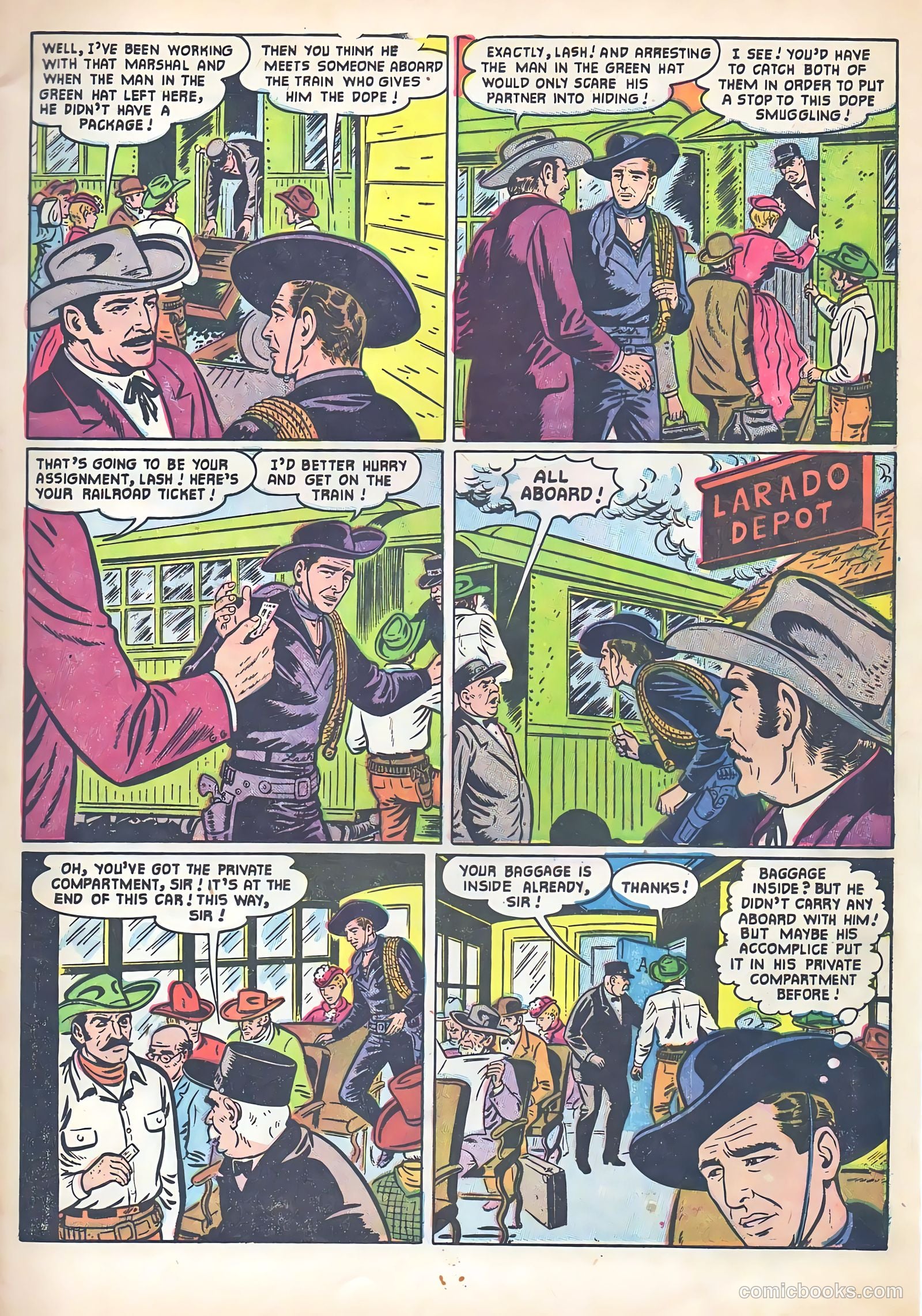 Lash La Rue Western #53 (1955) — page 5 of 36
