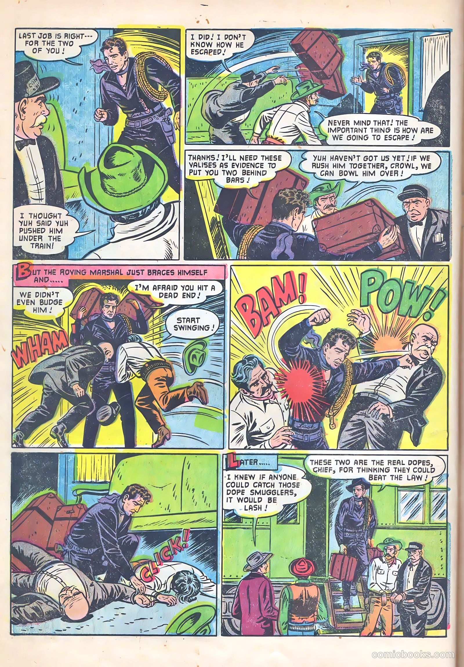 Lash La Rue Western #53 (1955) — page 10 of 36