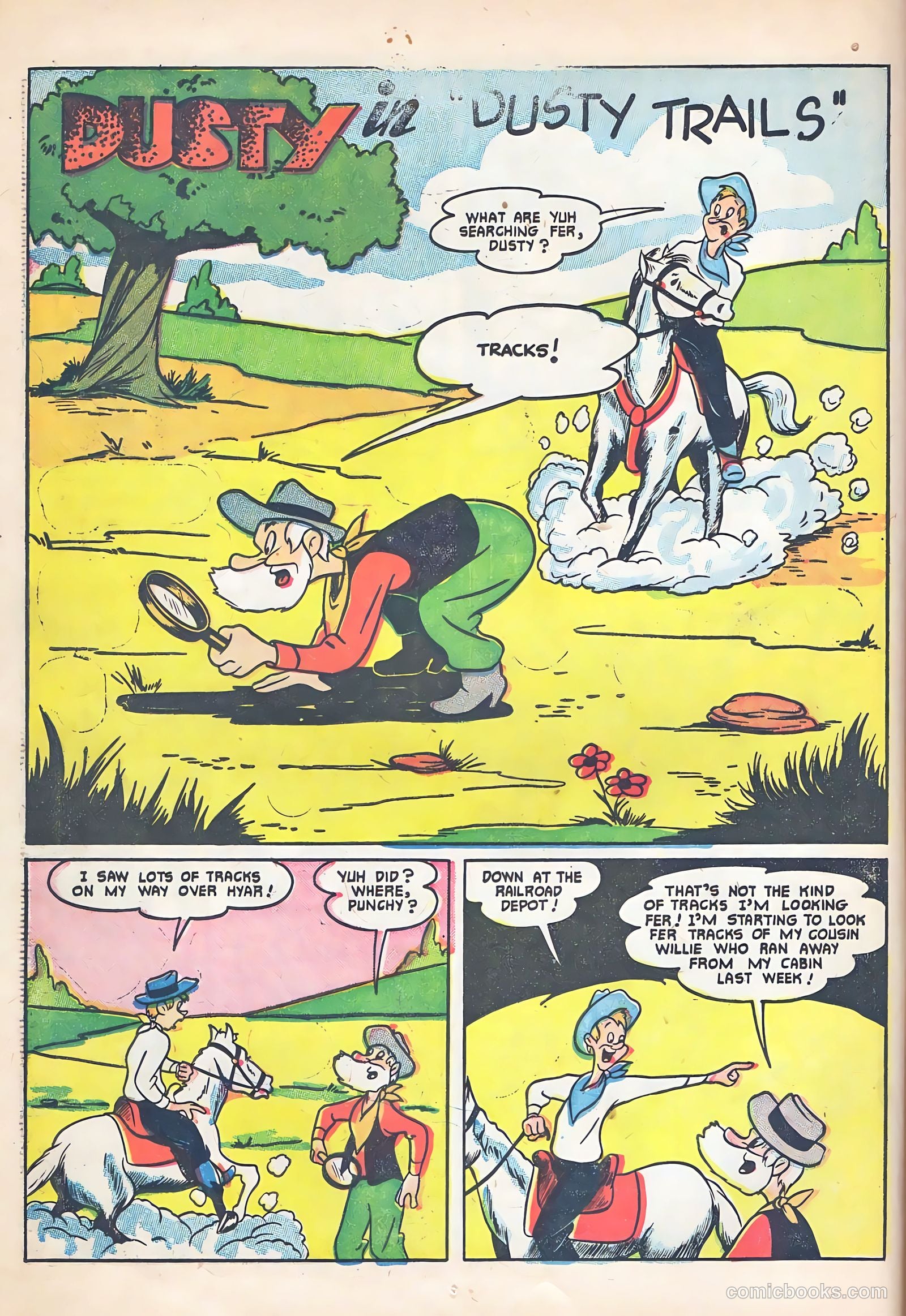 Lash La Rue Western #53 (1955) — page 12 of 36