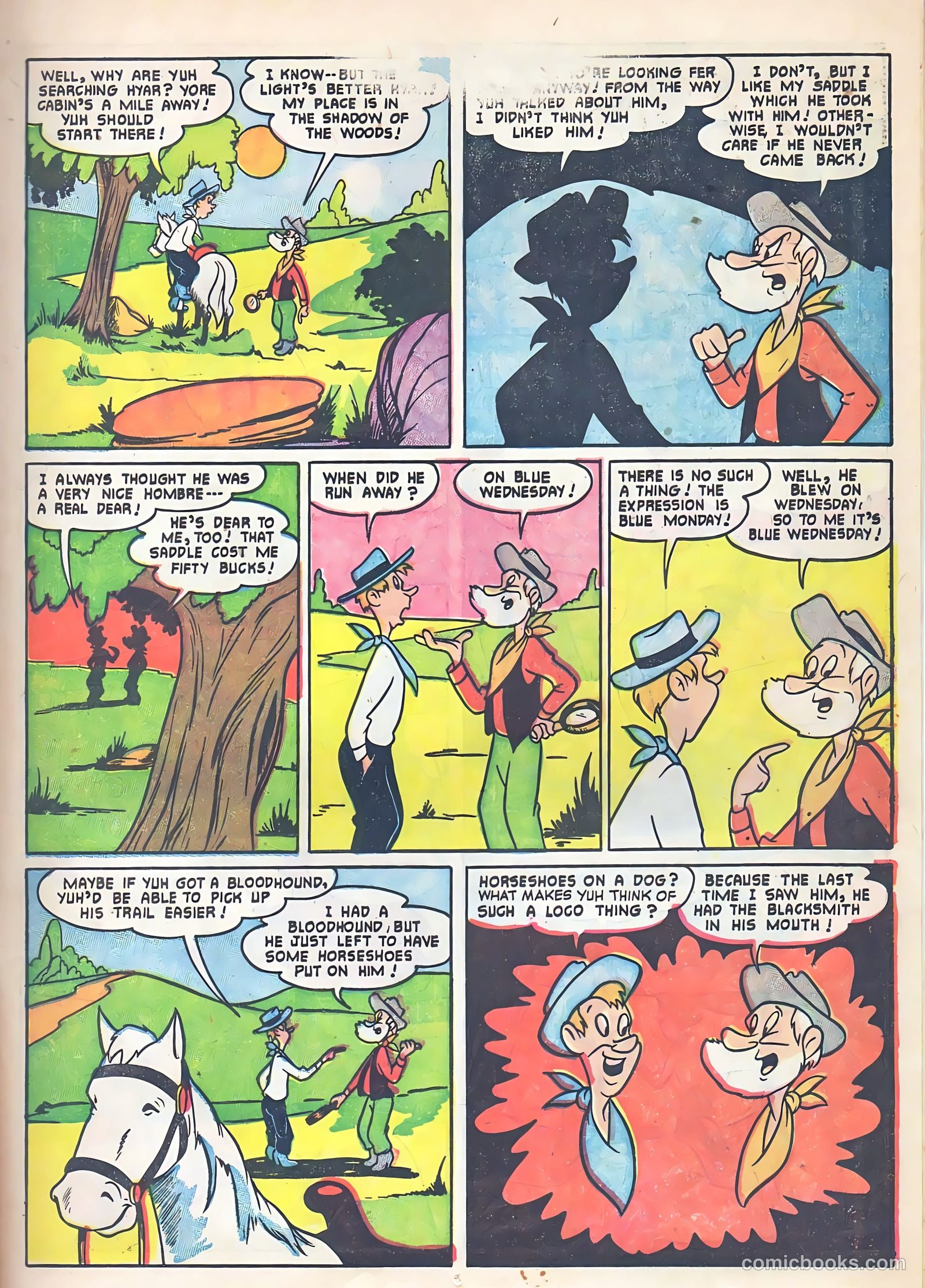 Lash La Rue Western #53 (1955) — page 13 of 36
