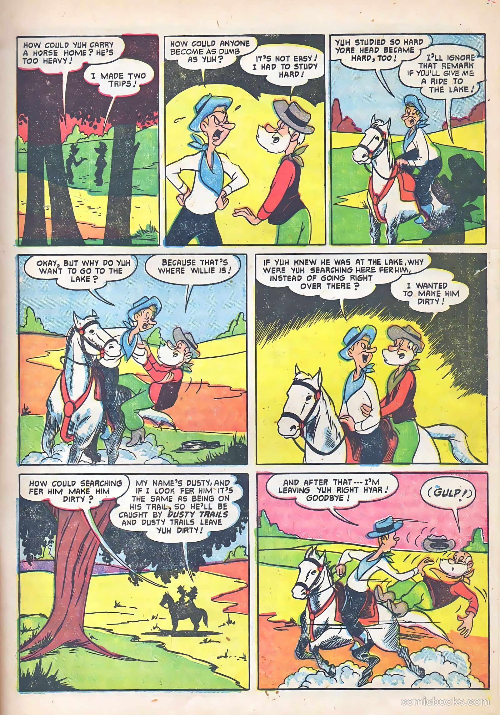 Lash La Rue Western #53 (1955) — page 15 of 36