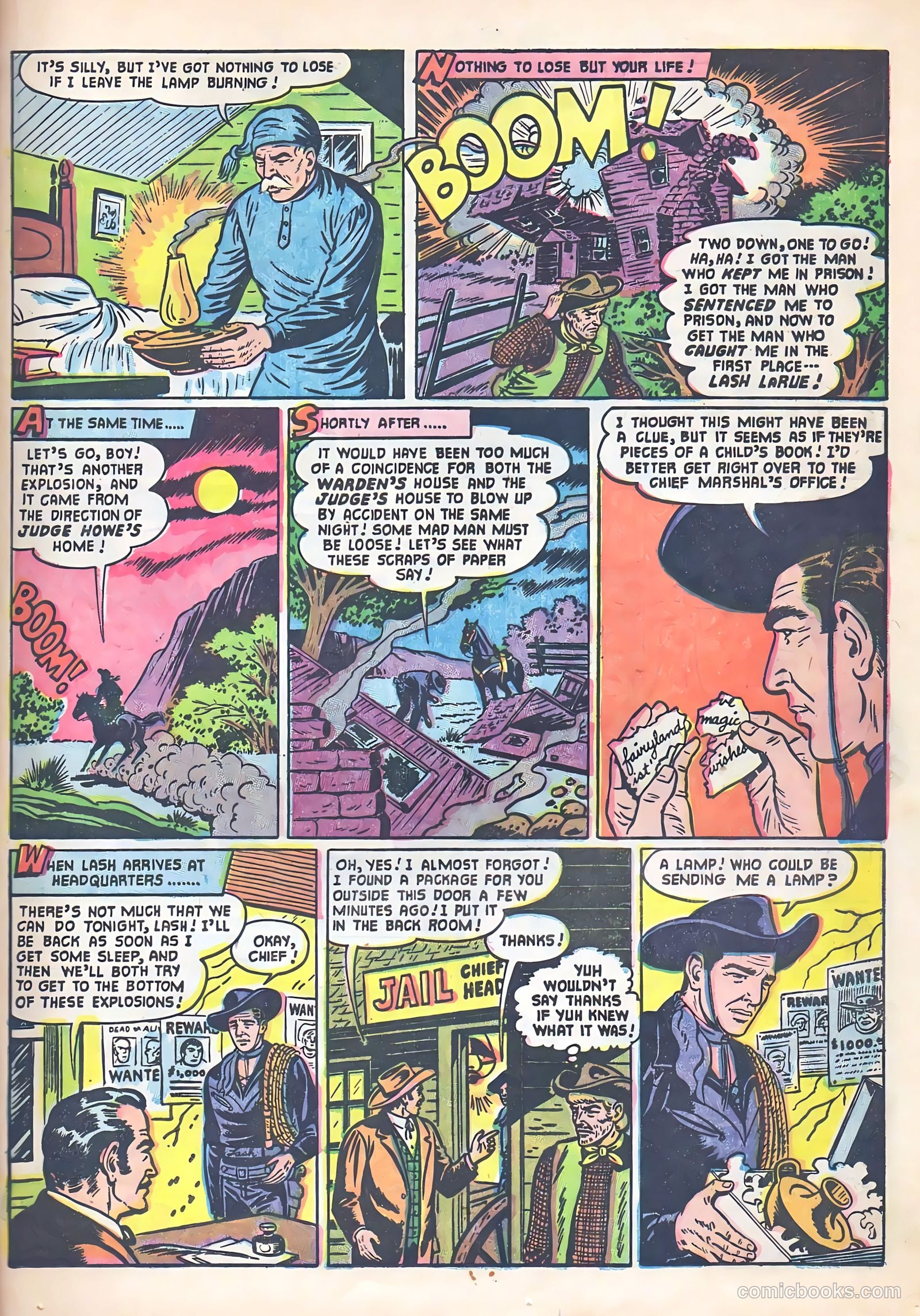 Lash La Rue Western #53 (1955) — page 21 of 36