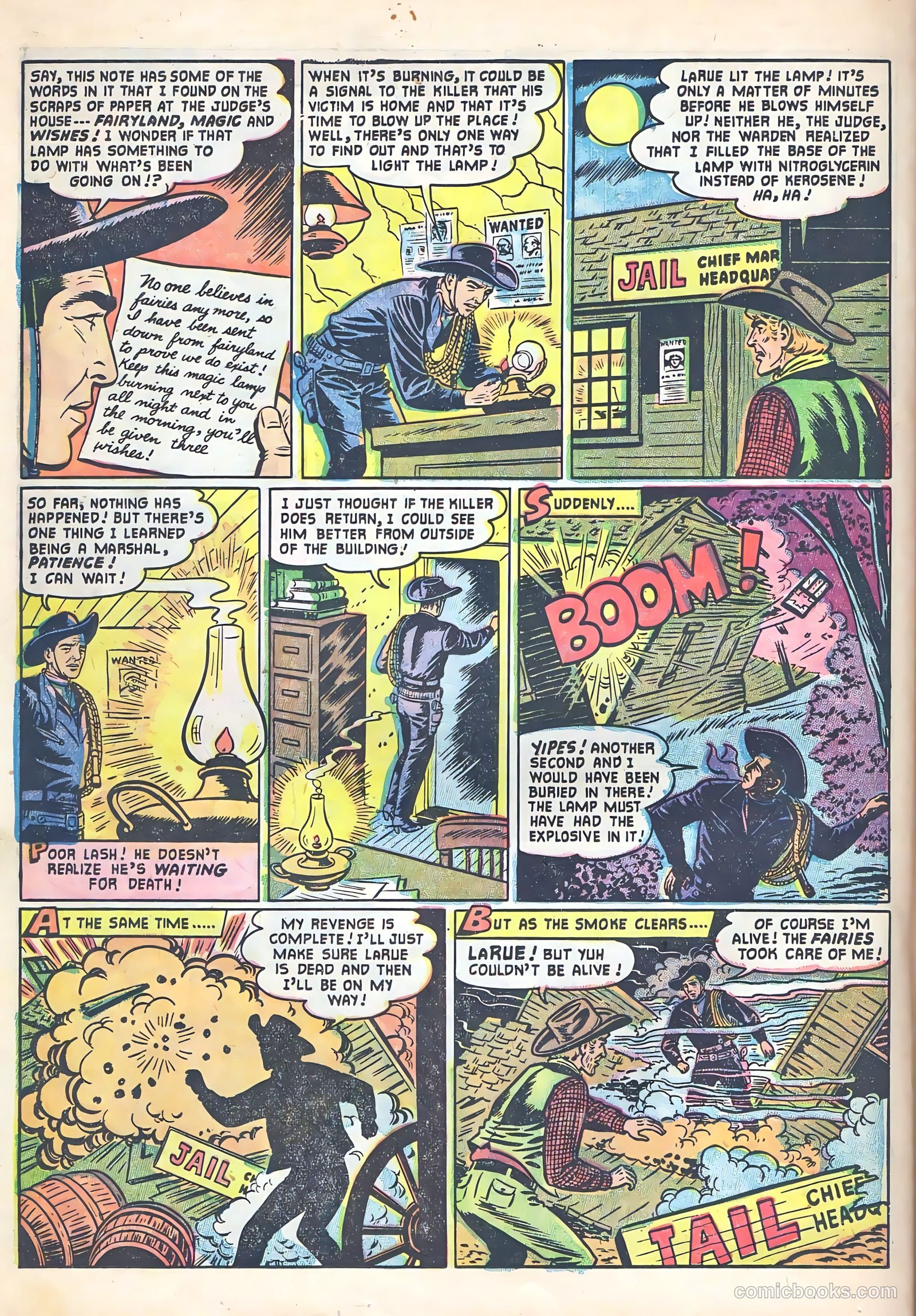 Lash La Rue Western #53 (1955) — page 22 of 36
