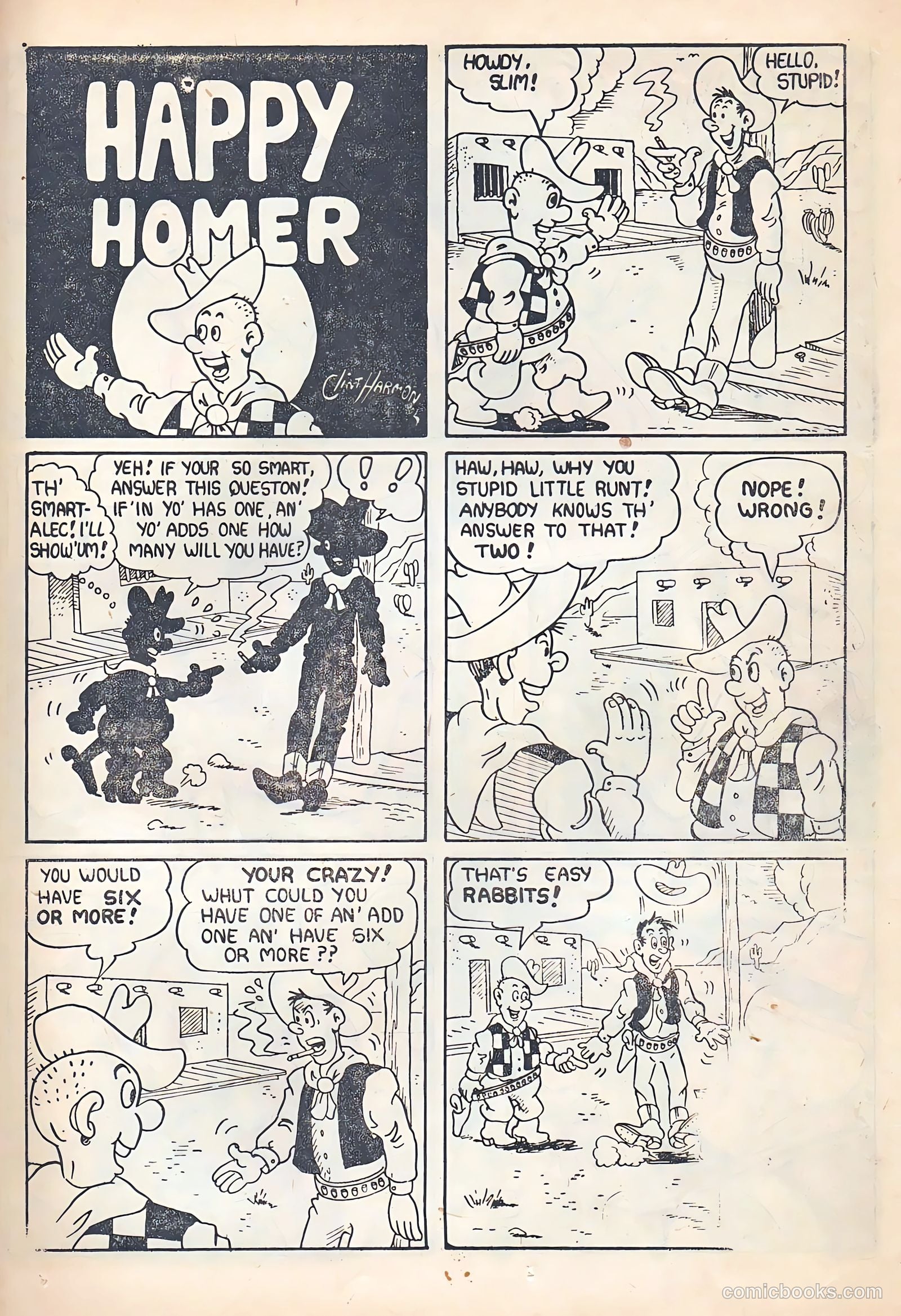 Lash La Rue Western #53 (1955) — page 25 of 36