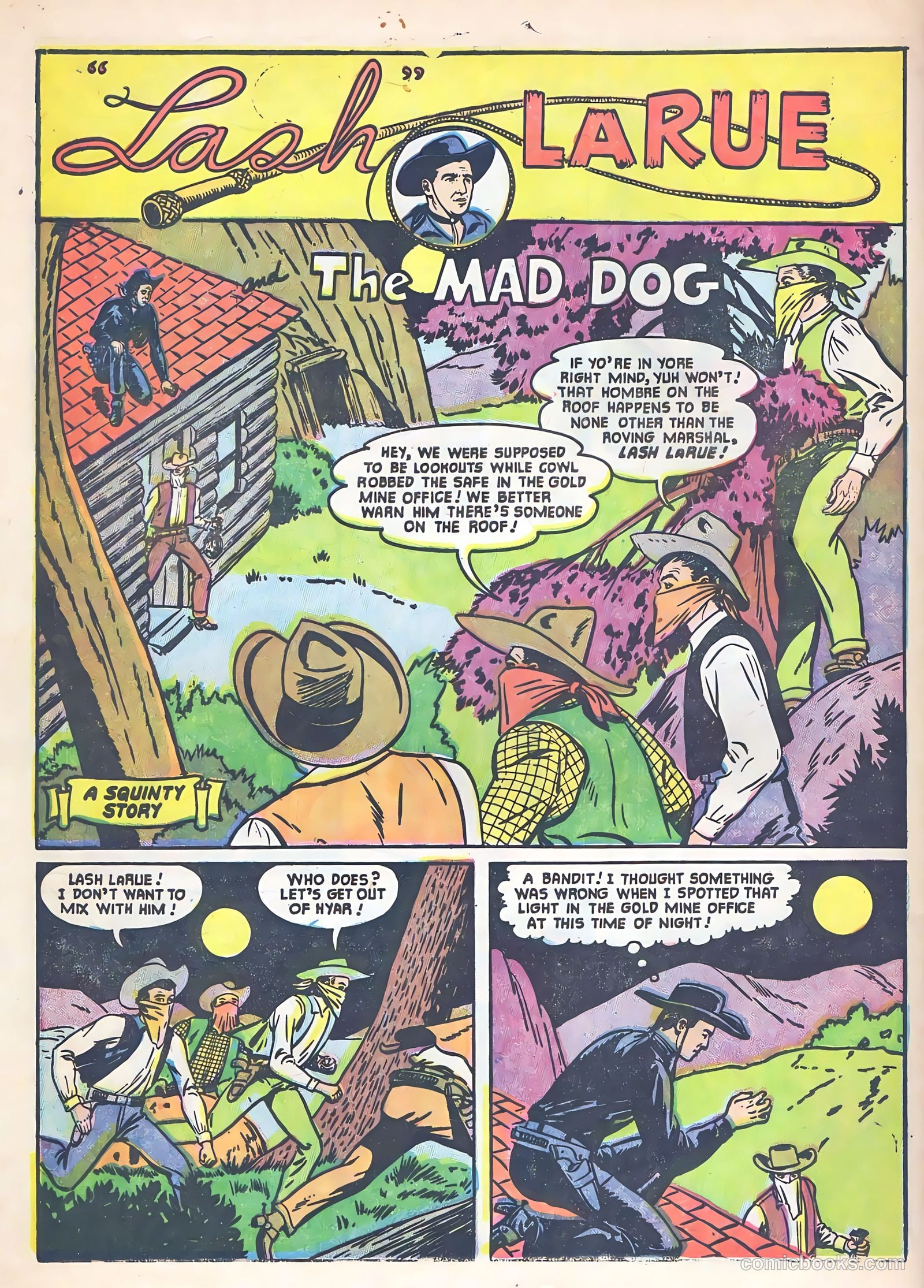 Lash La Rue Western #53 (1955) — page 28 of 36