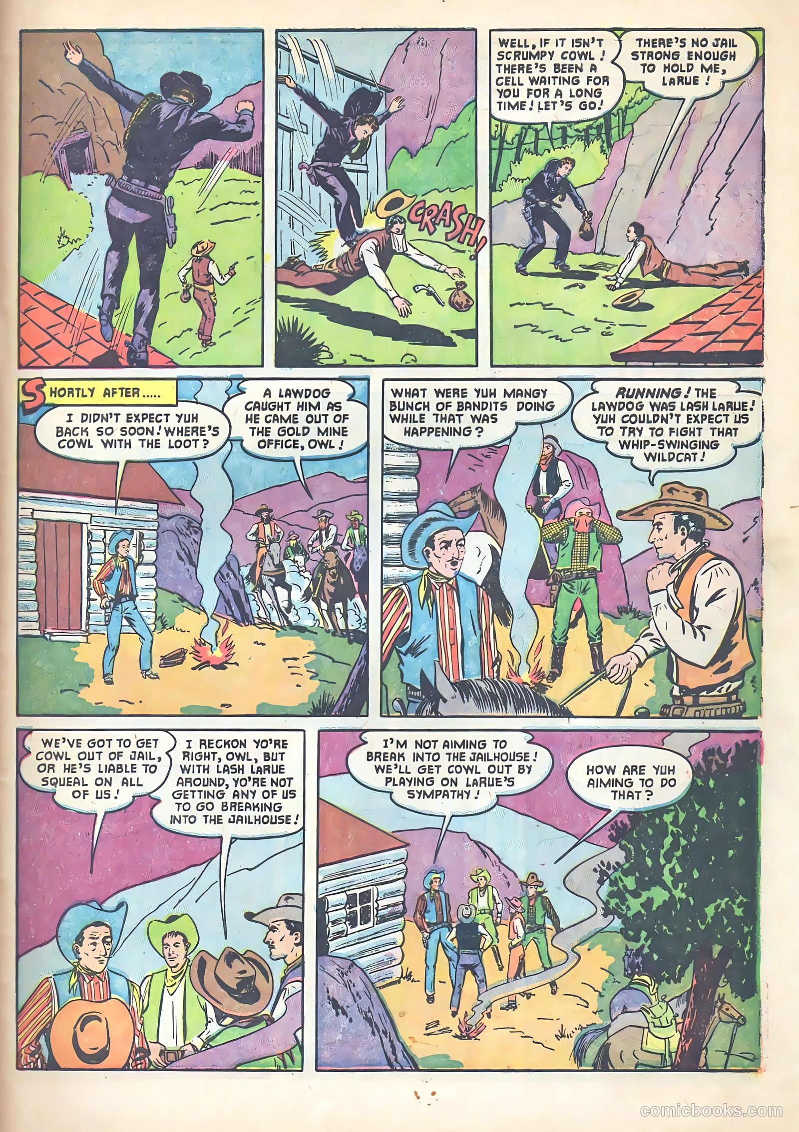 Lash La Rue Western #53 (1955) — page 29 of 36