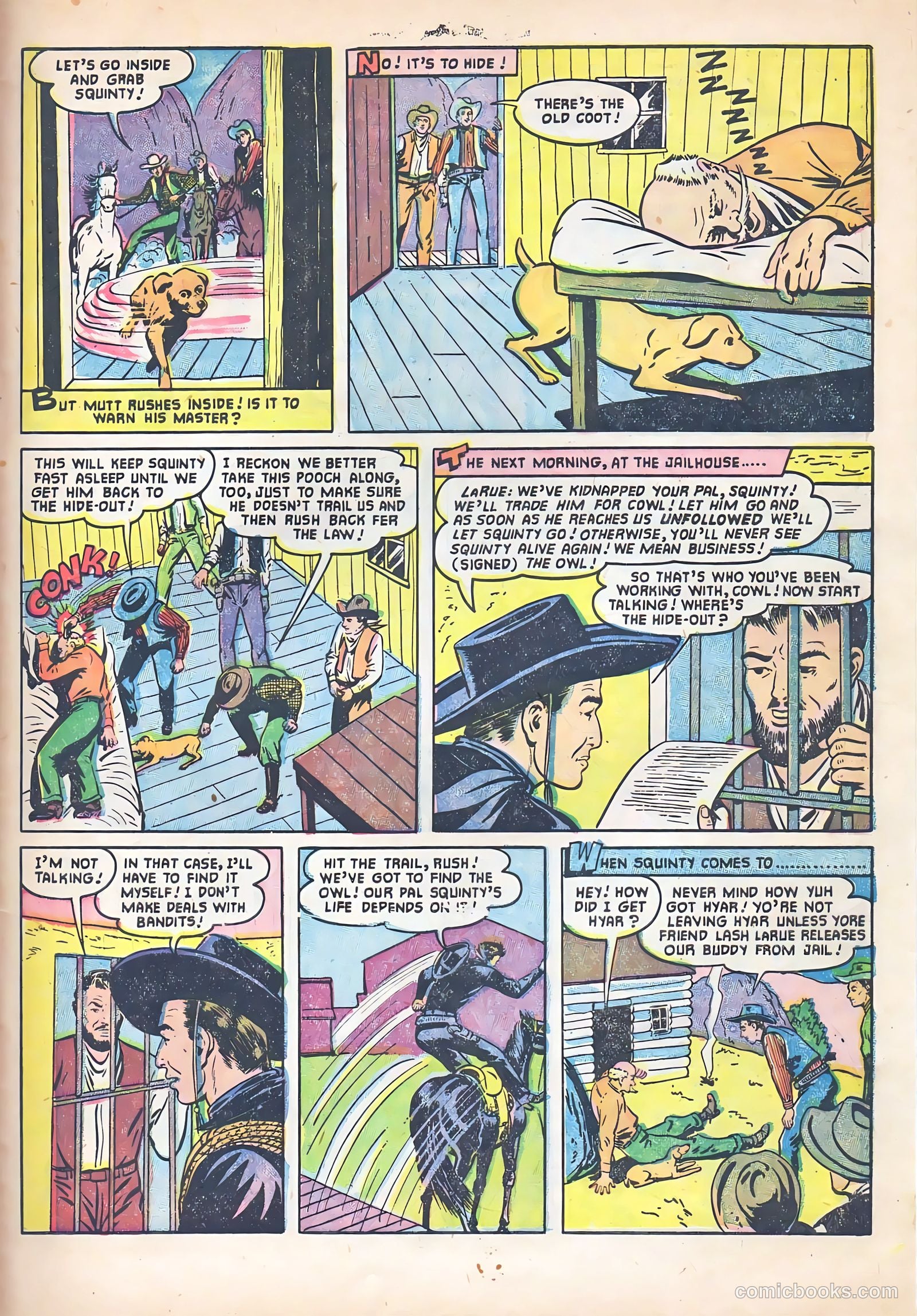 Lash La Rue Western #53 (1955) — page 31 of 36