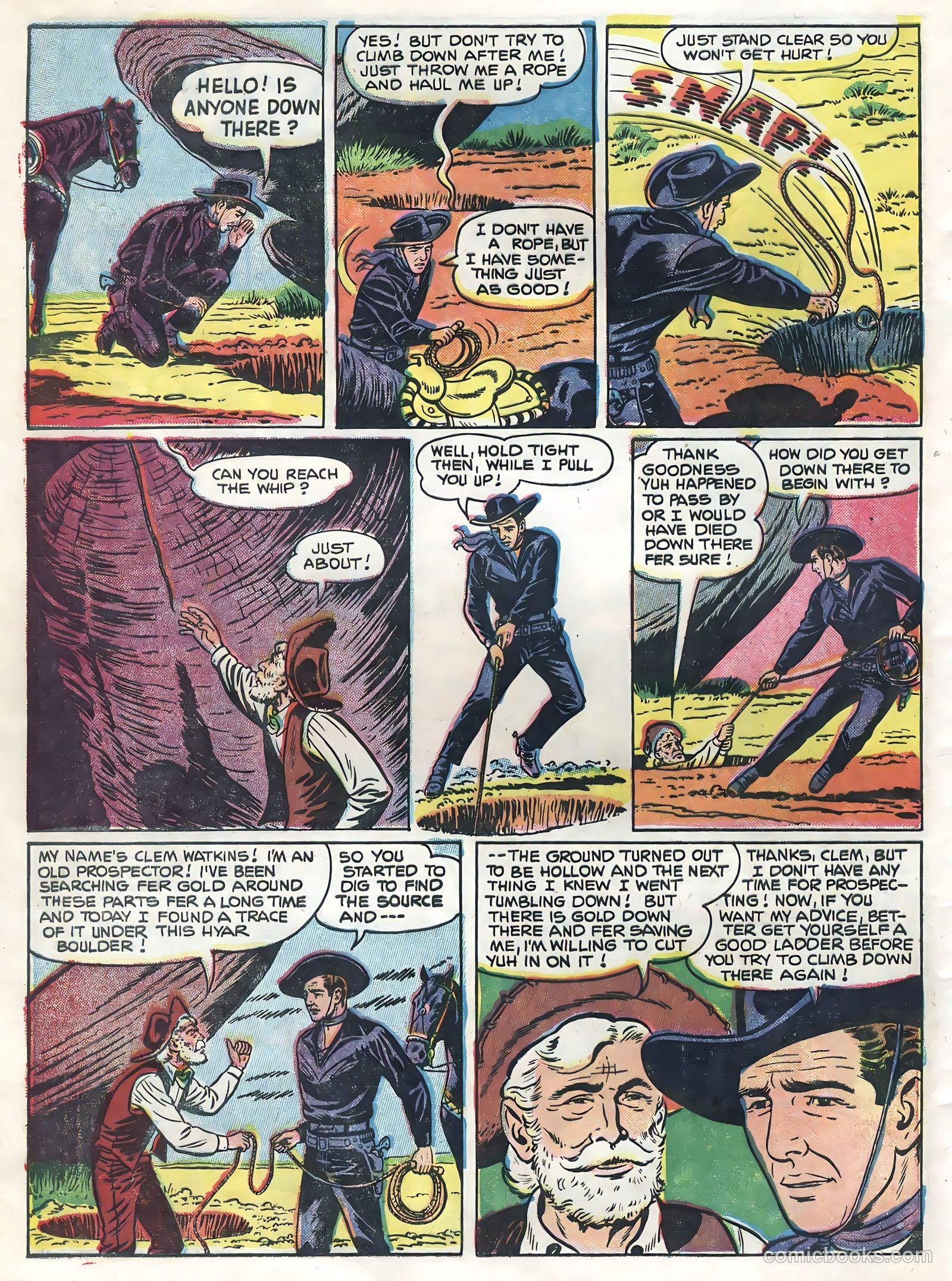 Lash La Rue Western #54 (1955) — page 28 of 36