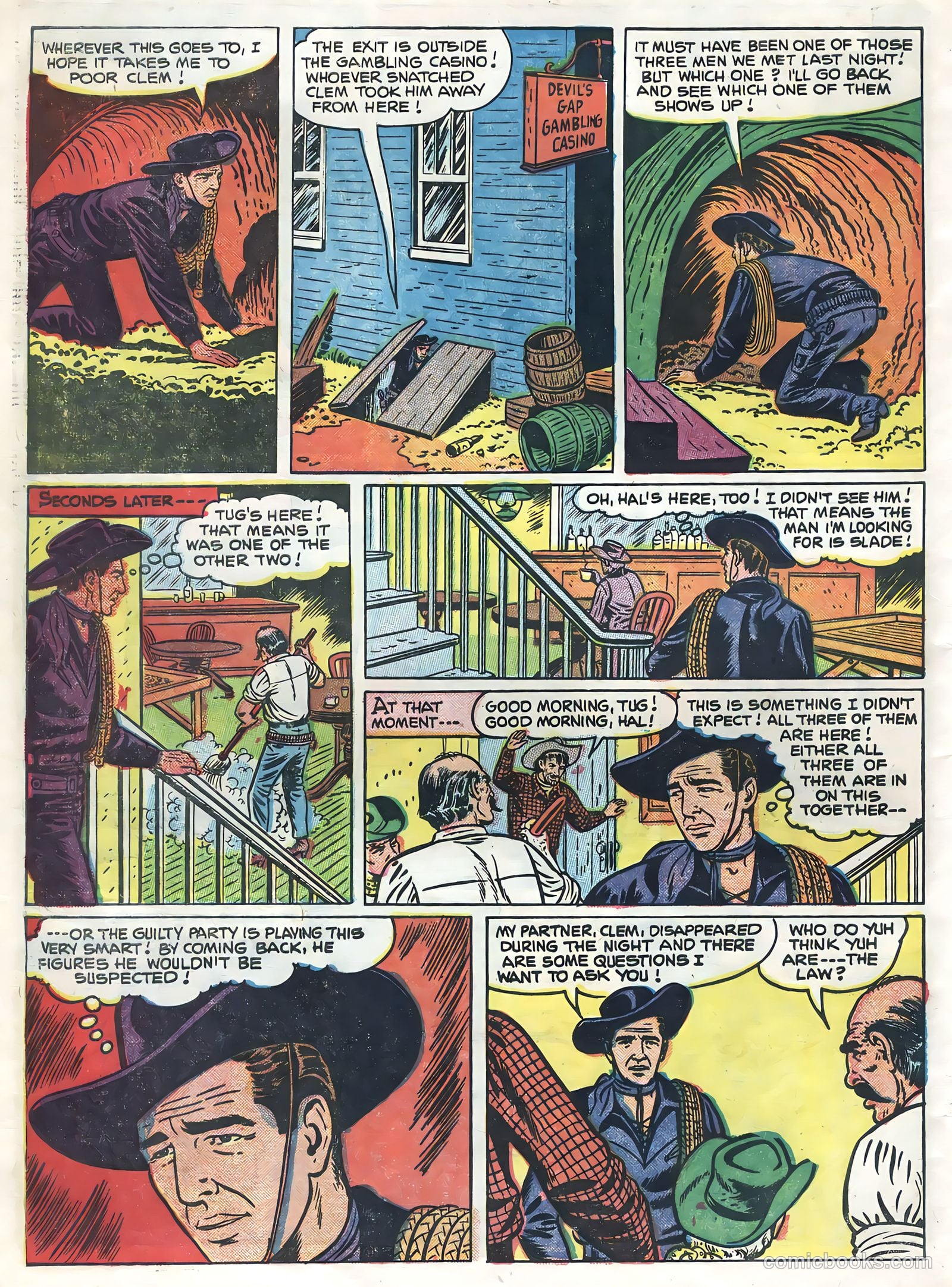 Lash La Rue Western #54 (1955) — page 32 of 36