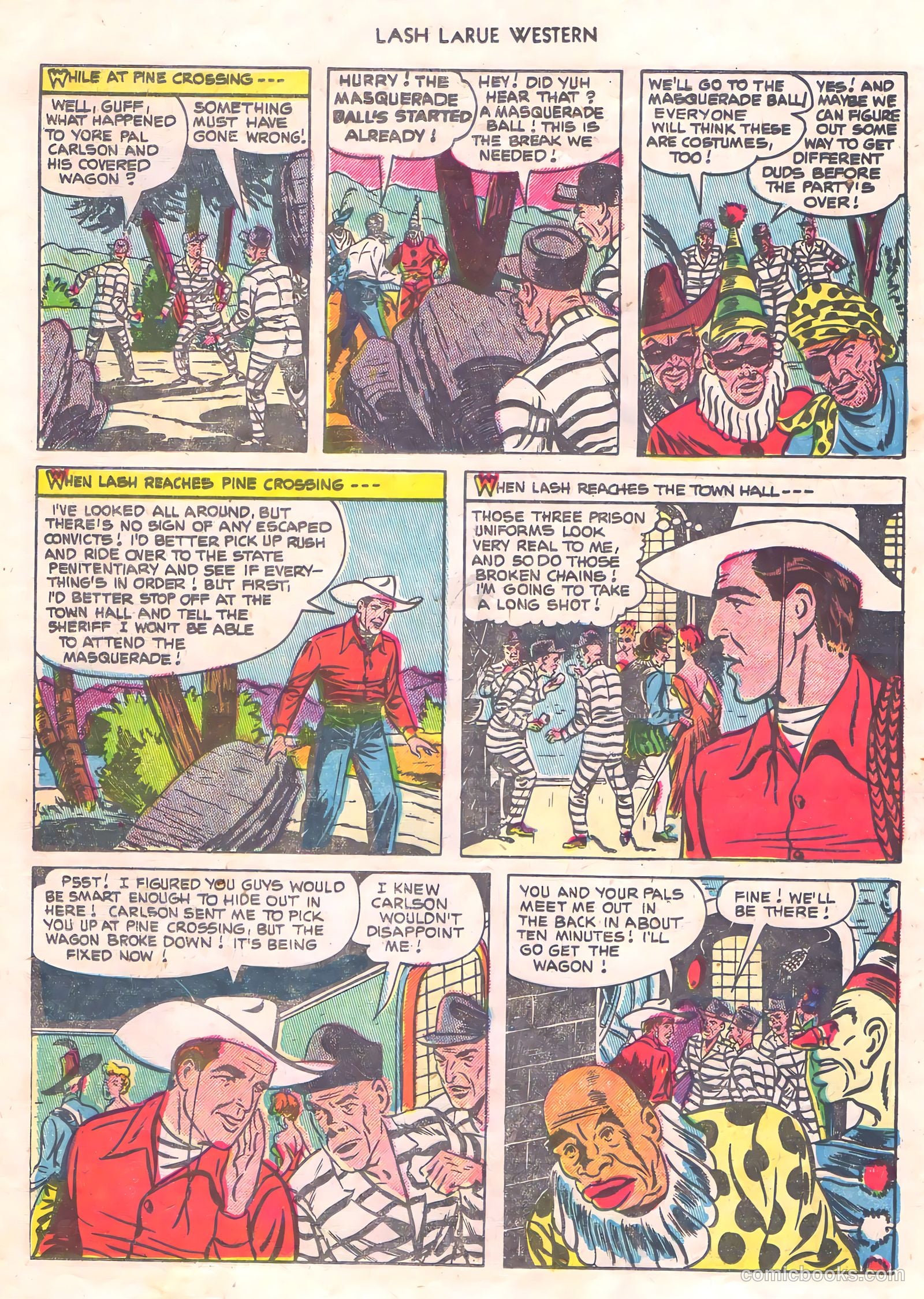 Lash La Rue Western #56 (1955) — page 20 of 36