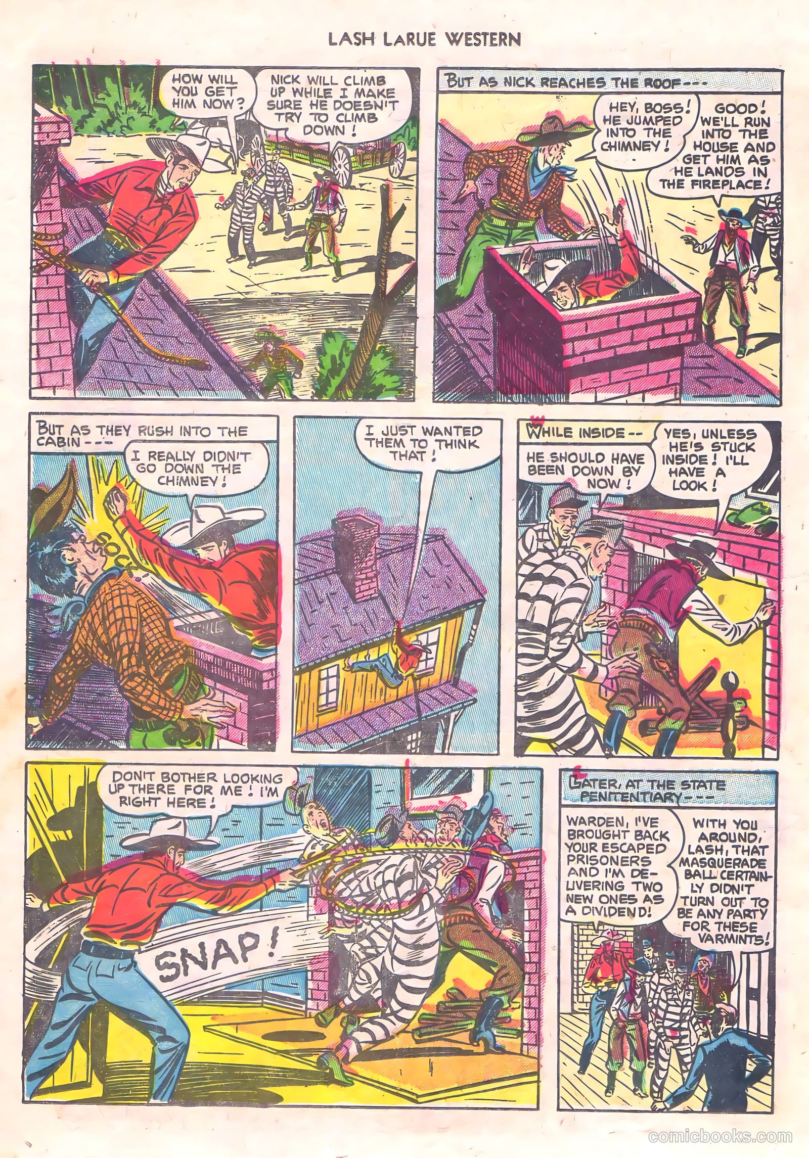 Lash La Rue Western #56 (1955) — page 24 of 36