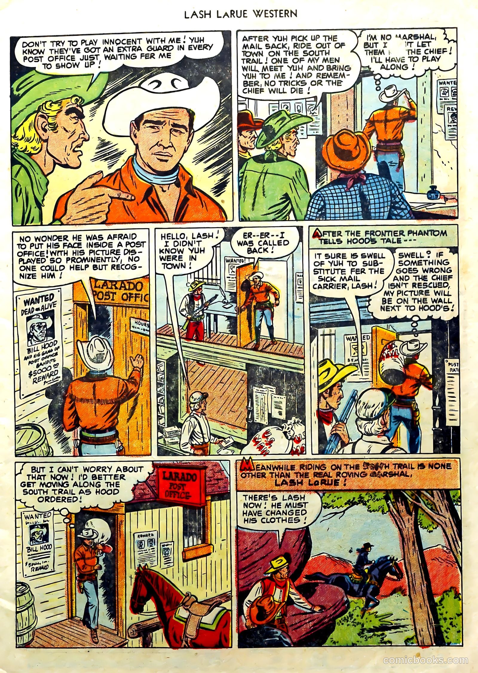 Lash La Rue Western #57 (1955) — page 5 of 36