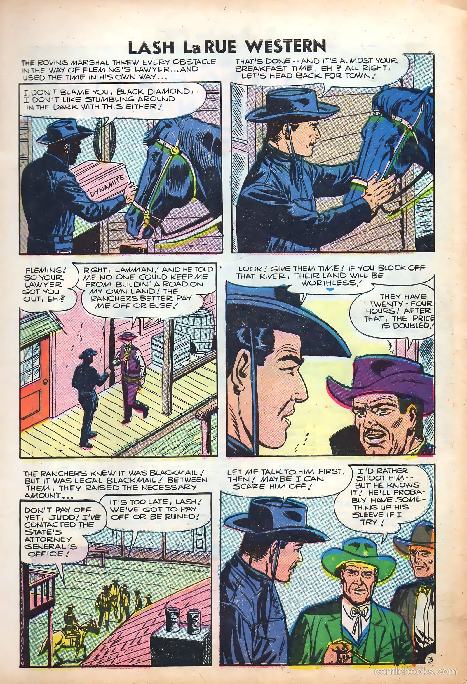 Lash La Rue Western #61 (1956) — page 5 of 36