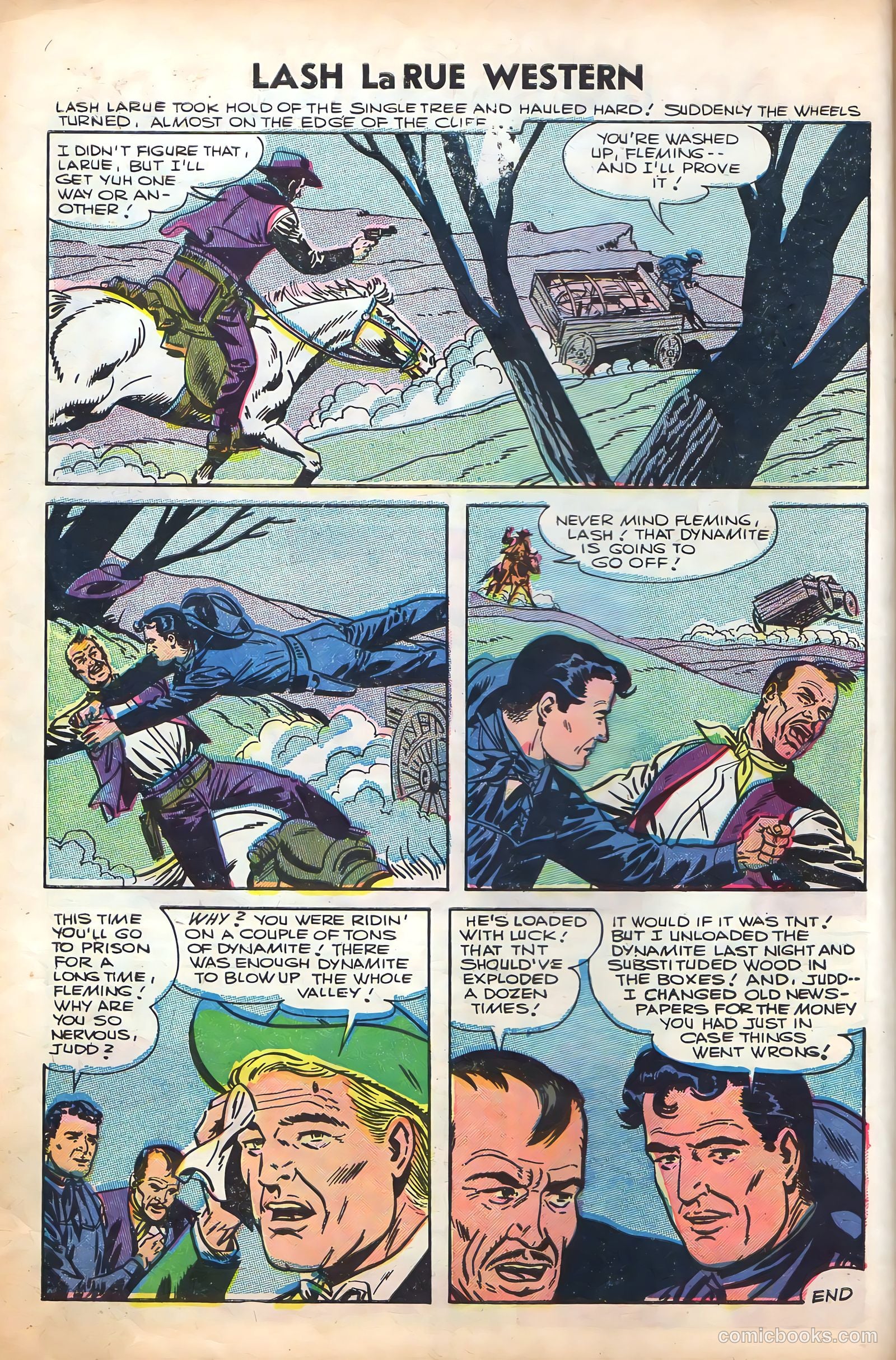 Lash La Rue Western #61 (1956) — page 10 of 36