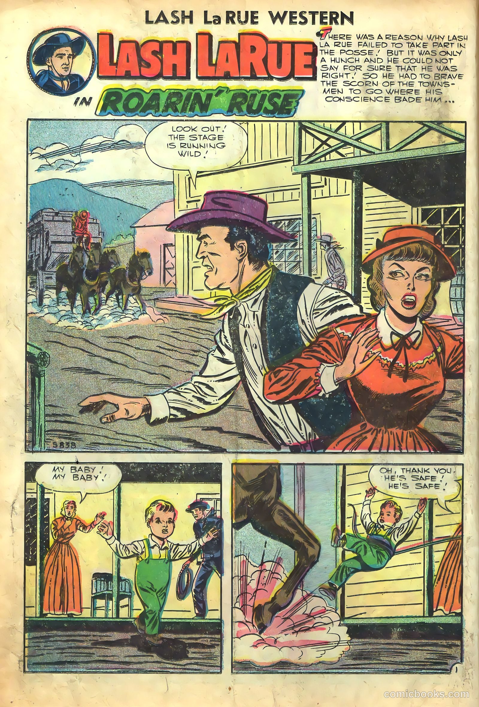 Lash La Rue Western #61 (1956) — page 12 of 36
