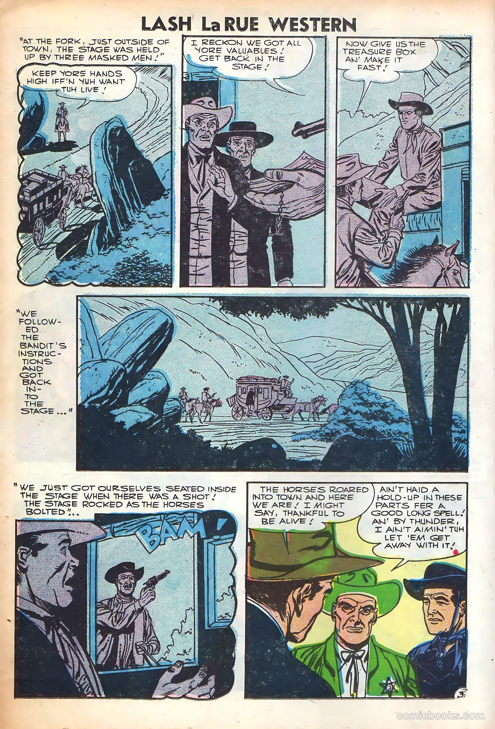 Lash La Rue Western #61 (1956) — page 14 of 36