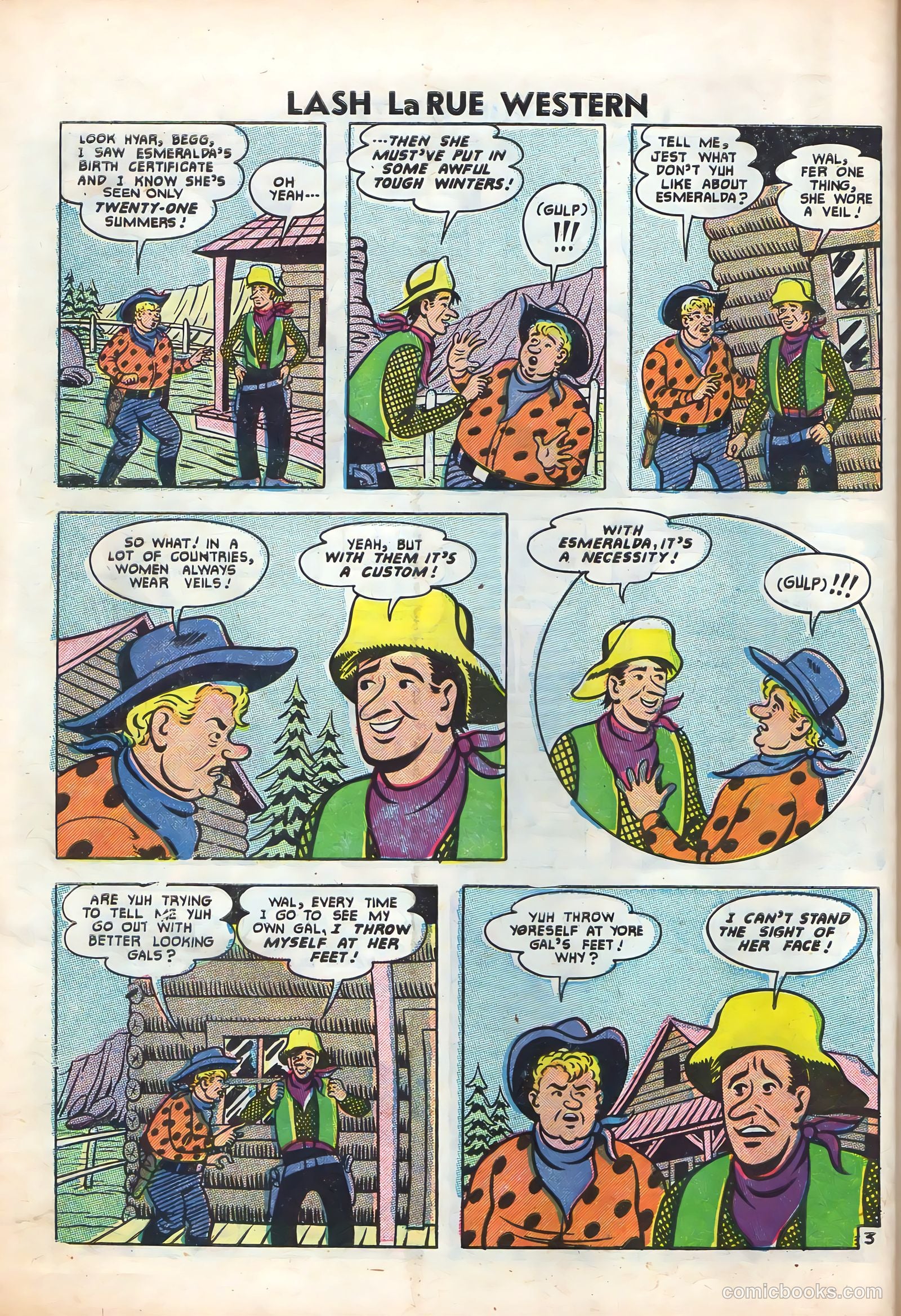 Lash La Rue Western #61 (1956) — page 30 of 36