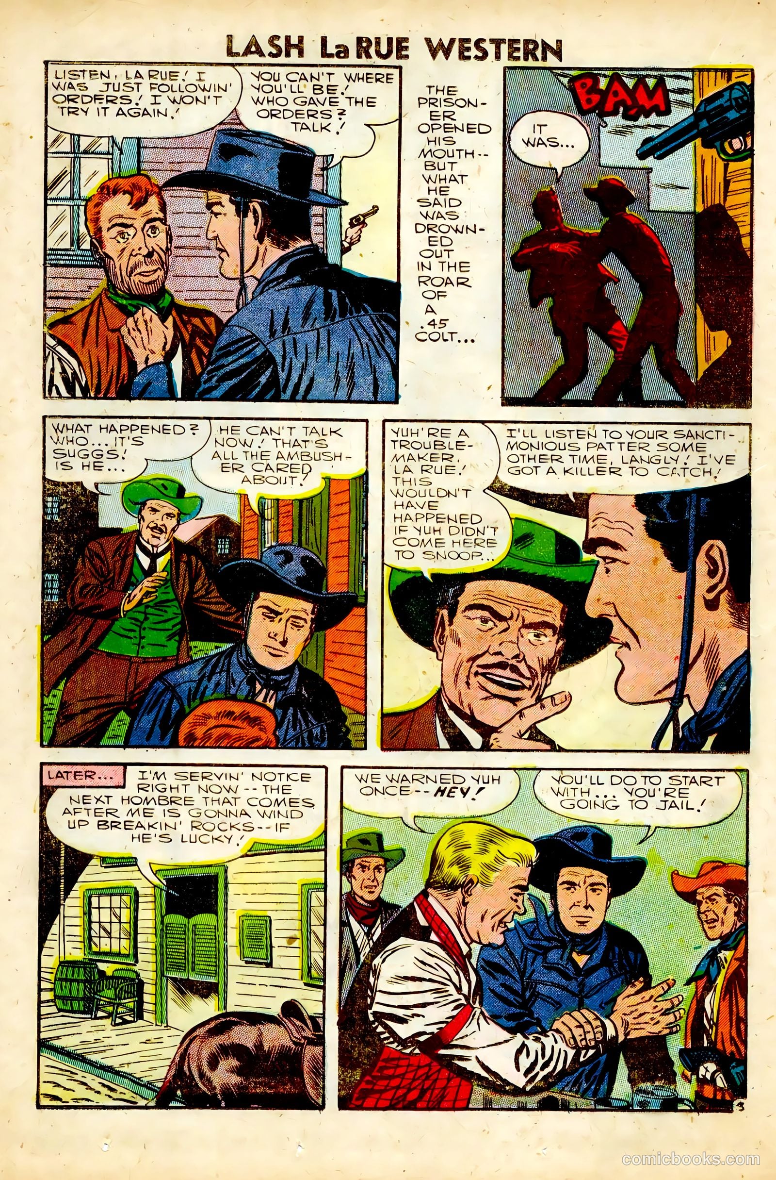 Lash La Rue Western #63 (1957) — page 14 of 36