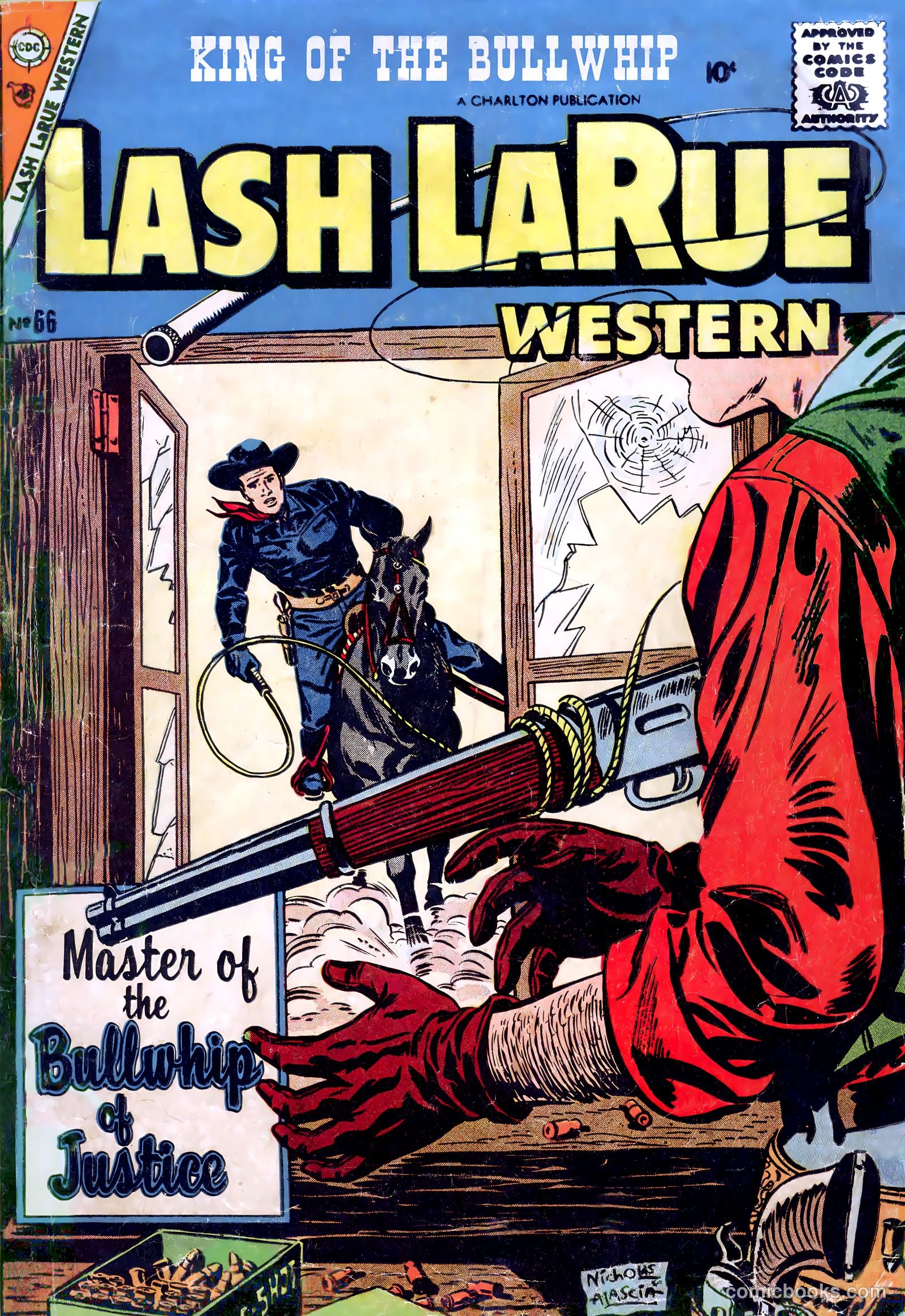 Lash La Rue Western #66 (1957) — page 1 of 37