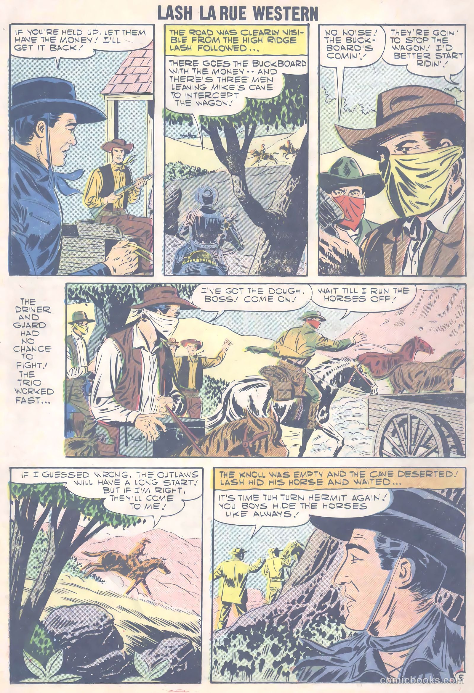 Lash La Rue Western #66 (1957) — page 14 of 37