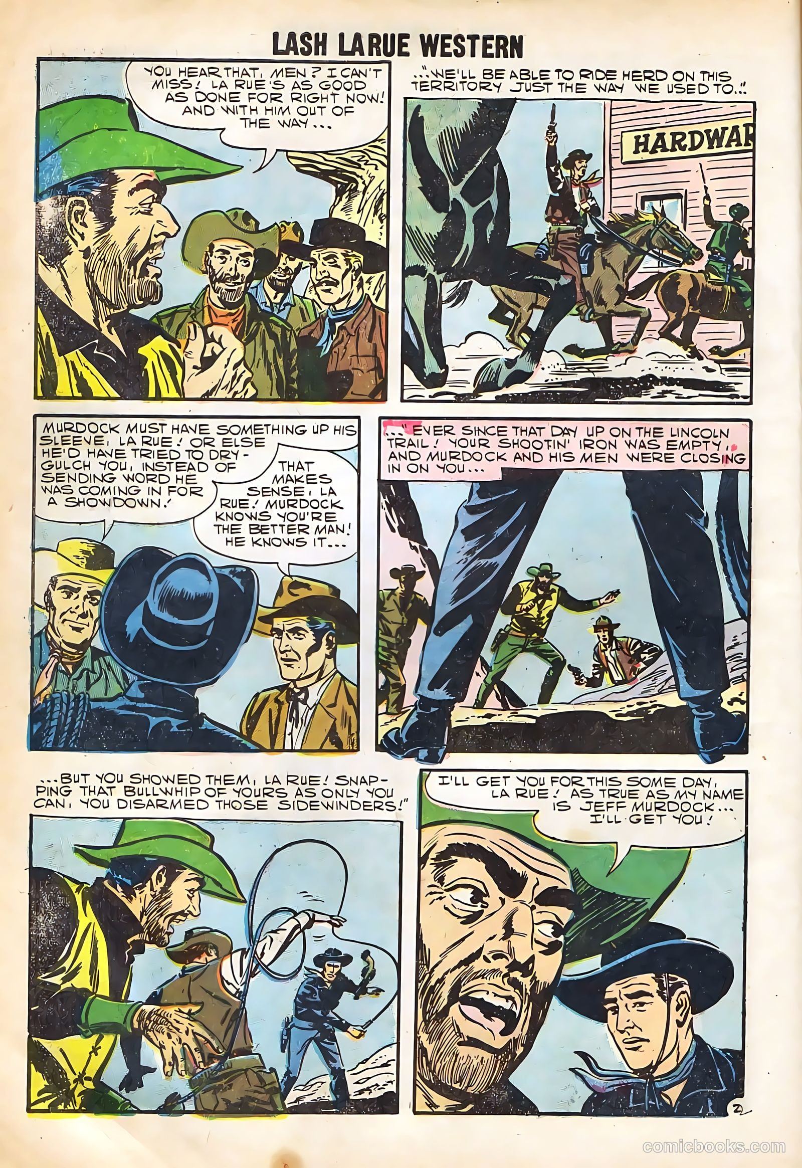 Lash La Rue Western #67 (1958) — page 4 of 68