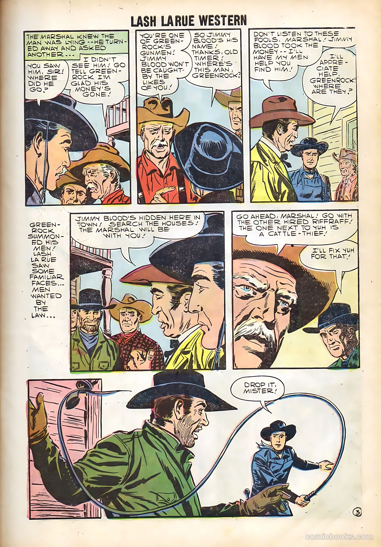 Lash La Rue Western #67 (1958) — page 13 of 68
