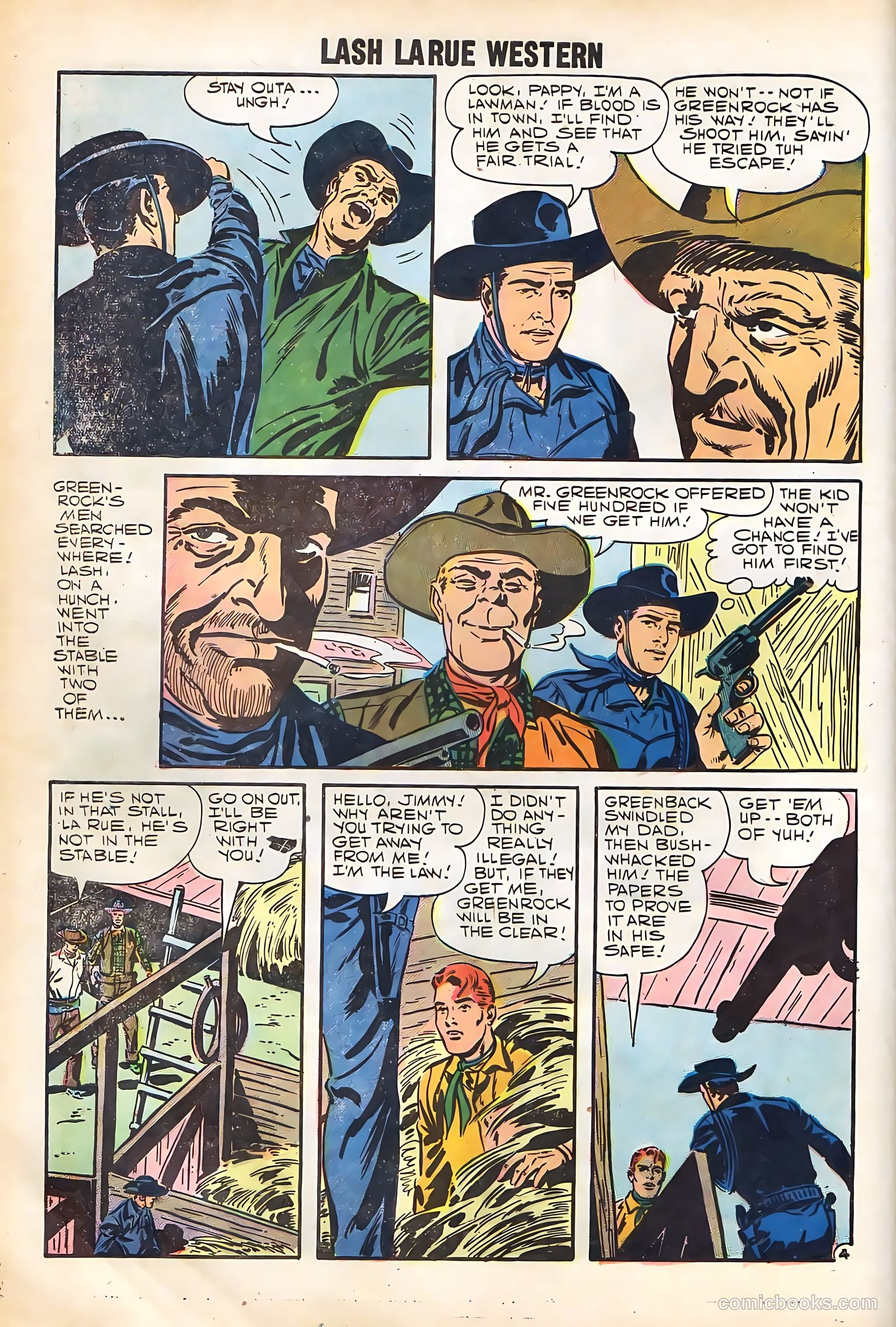 Lash La Rue Western #67 (1958) — page 14 of 68