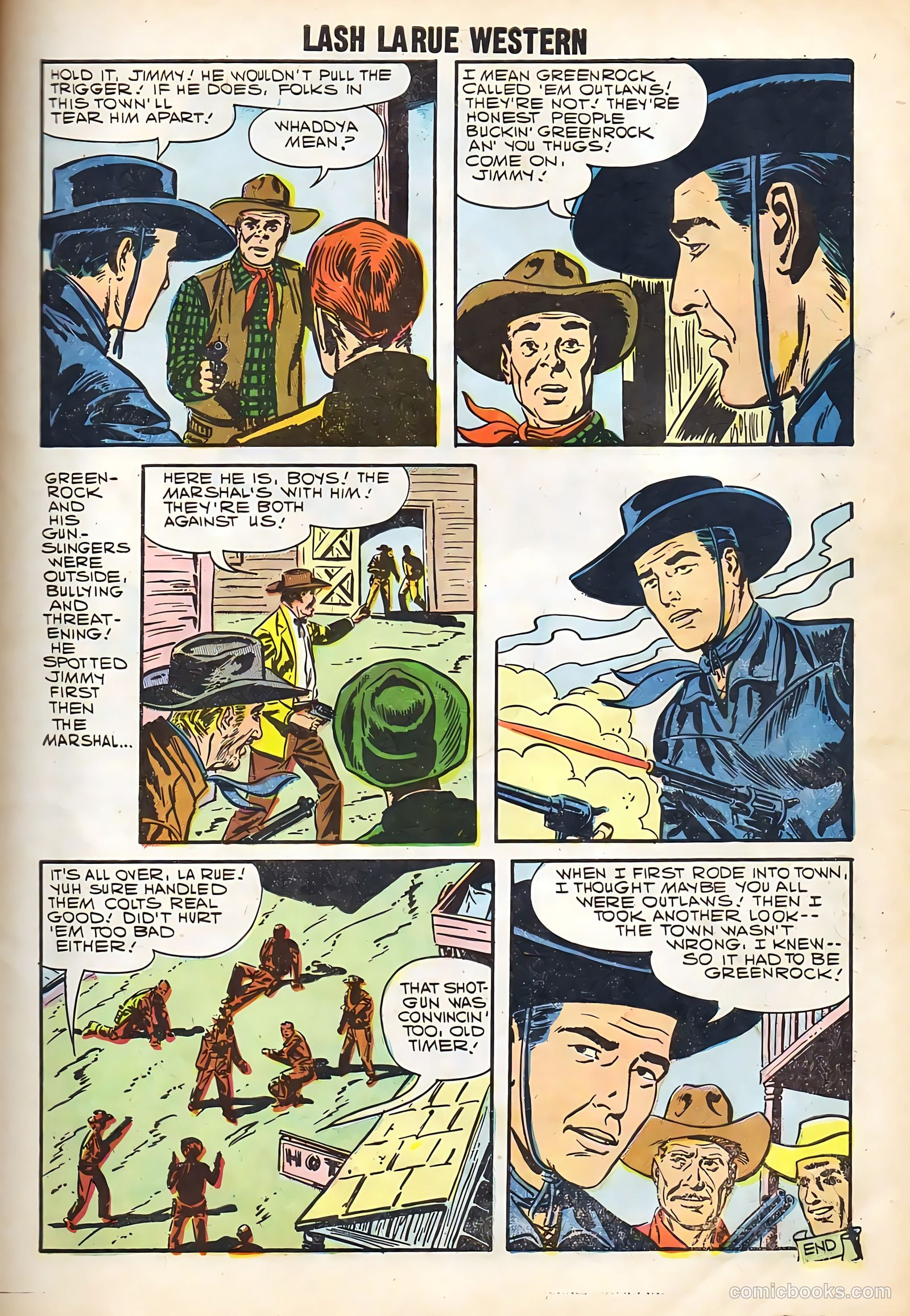 Lash La Rue Western #67 (1958) — page 15 of 68