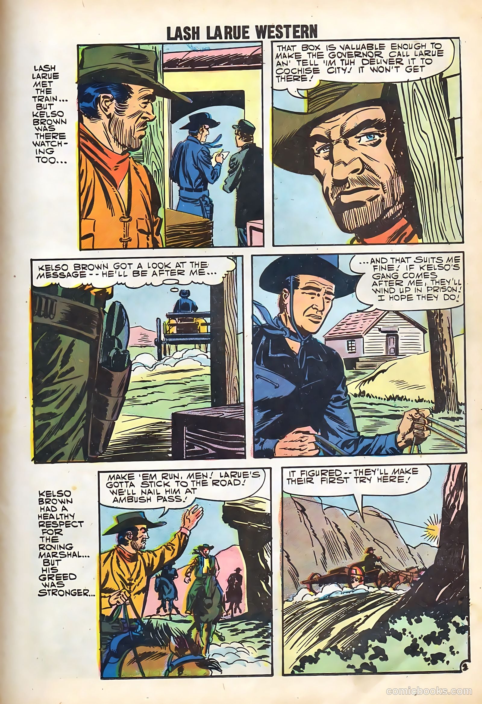 Lash La Rue Western #67 (1958) — page 23 of 68