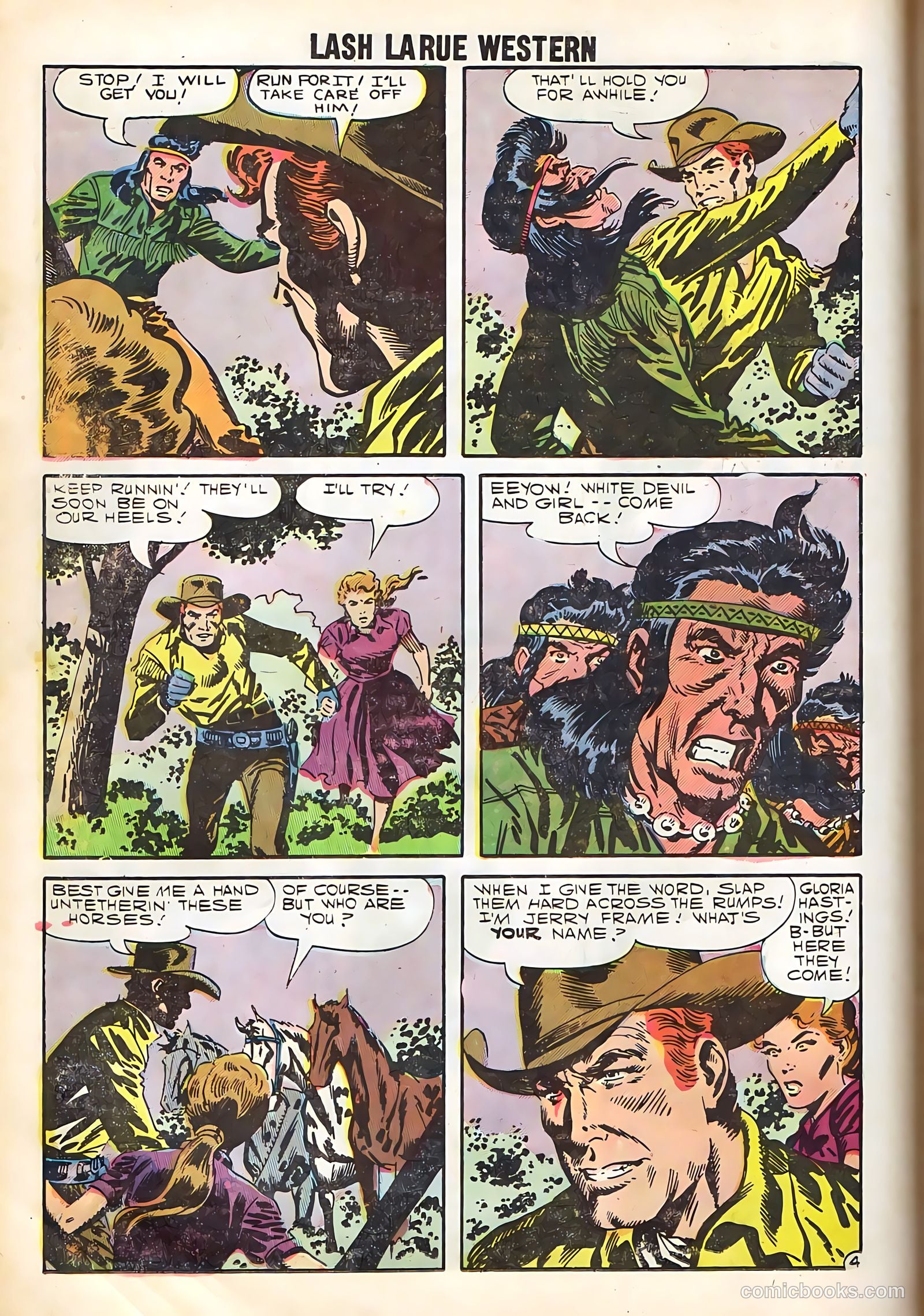 Lash La Rue Western #67 (1958) — page 32 of 68