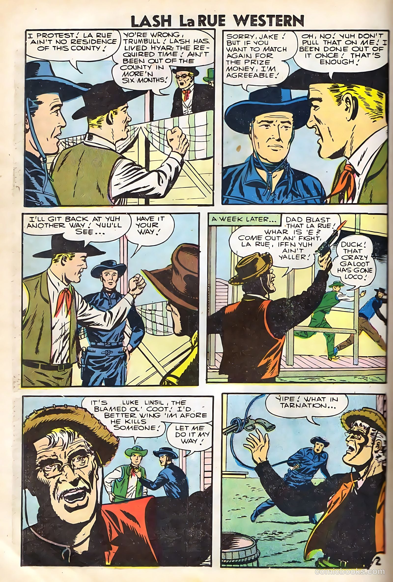 Lash La Rue Western #67 (1958) — page 38 of 68
