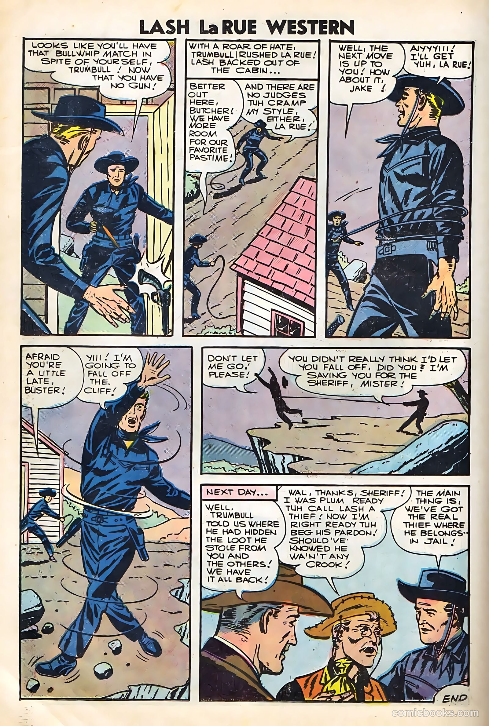 Lash La Rue Western #67 (1958) — page 42 of 68